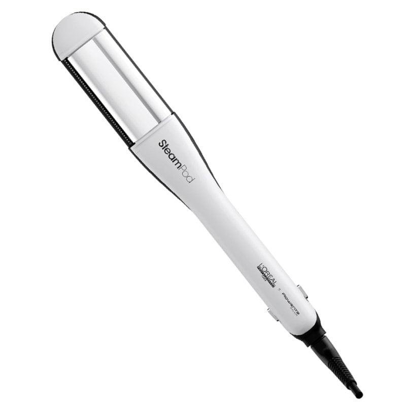 Detalle 1 de L'Oréal Steampod 4.0 White: plancha de vapor de alto rendimiento para alisar y crear ondas