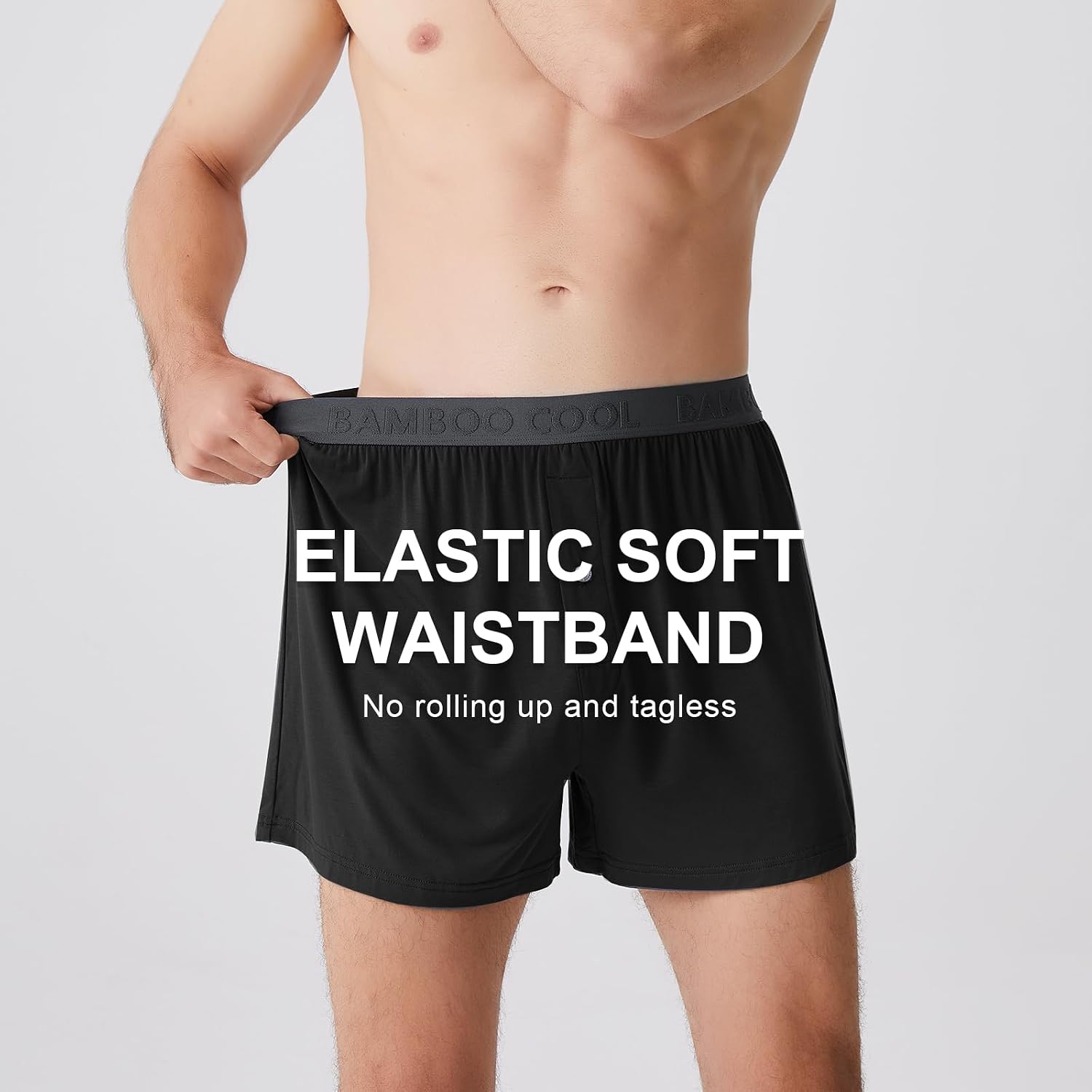Detalle 1 de Bamboo Cool Men's Boxer Shorts Multipack