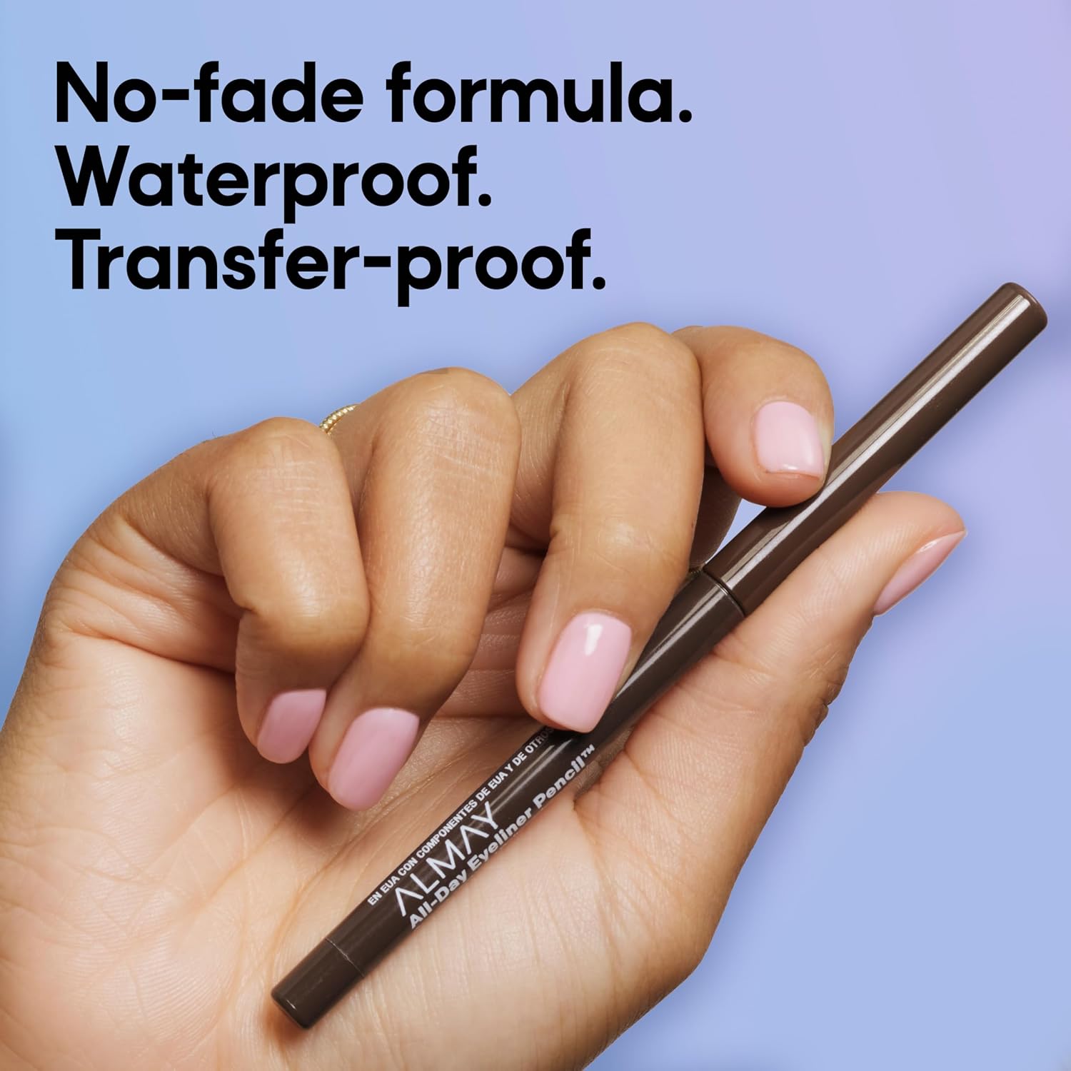 Detalle 2 de Almay 309972713018 All-Day Eyeliner Pencil, 205 Black, Water-Resistant
