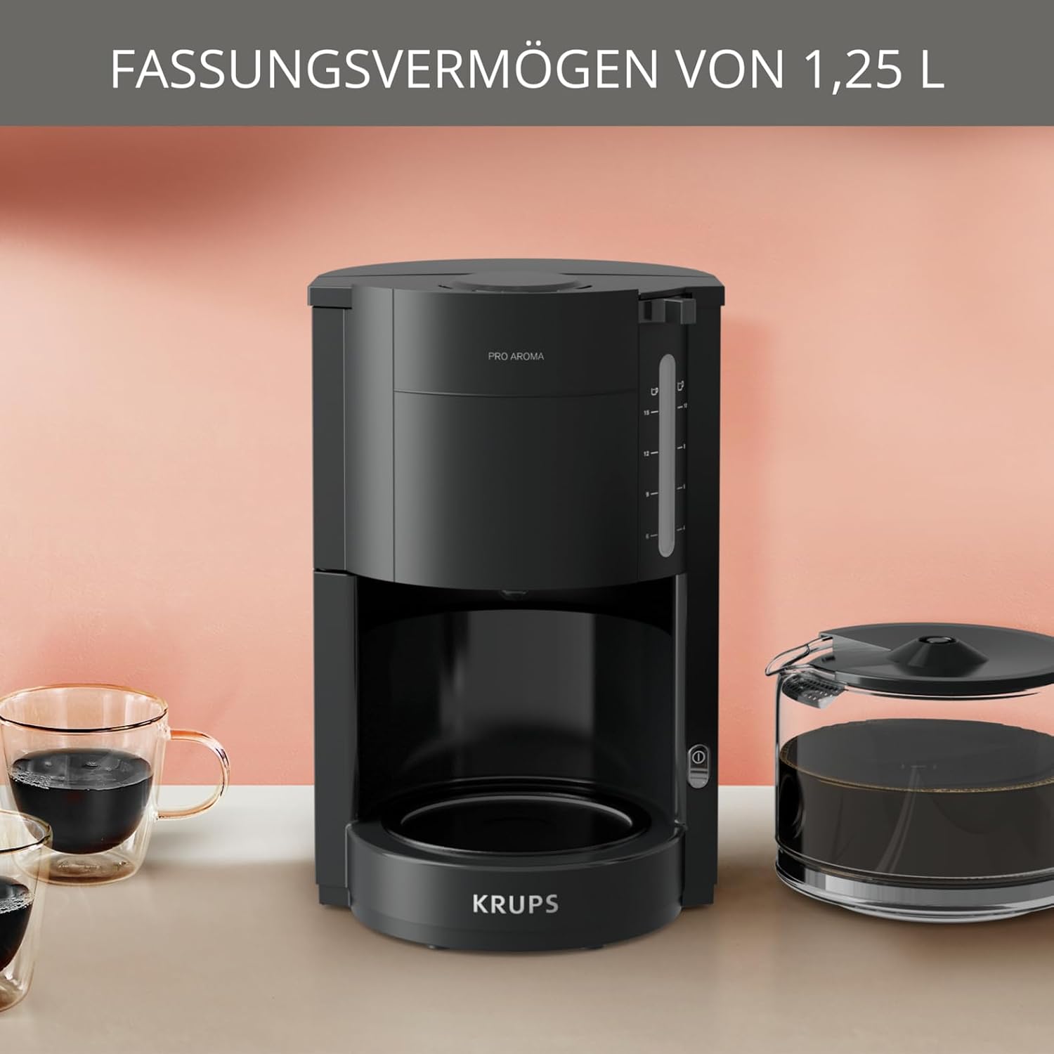 Thumbnail 1 de Krups F30908 ProAroma Filterkaffeemaschine