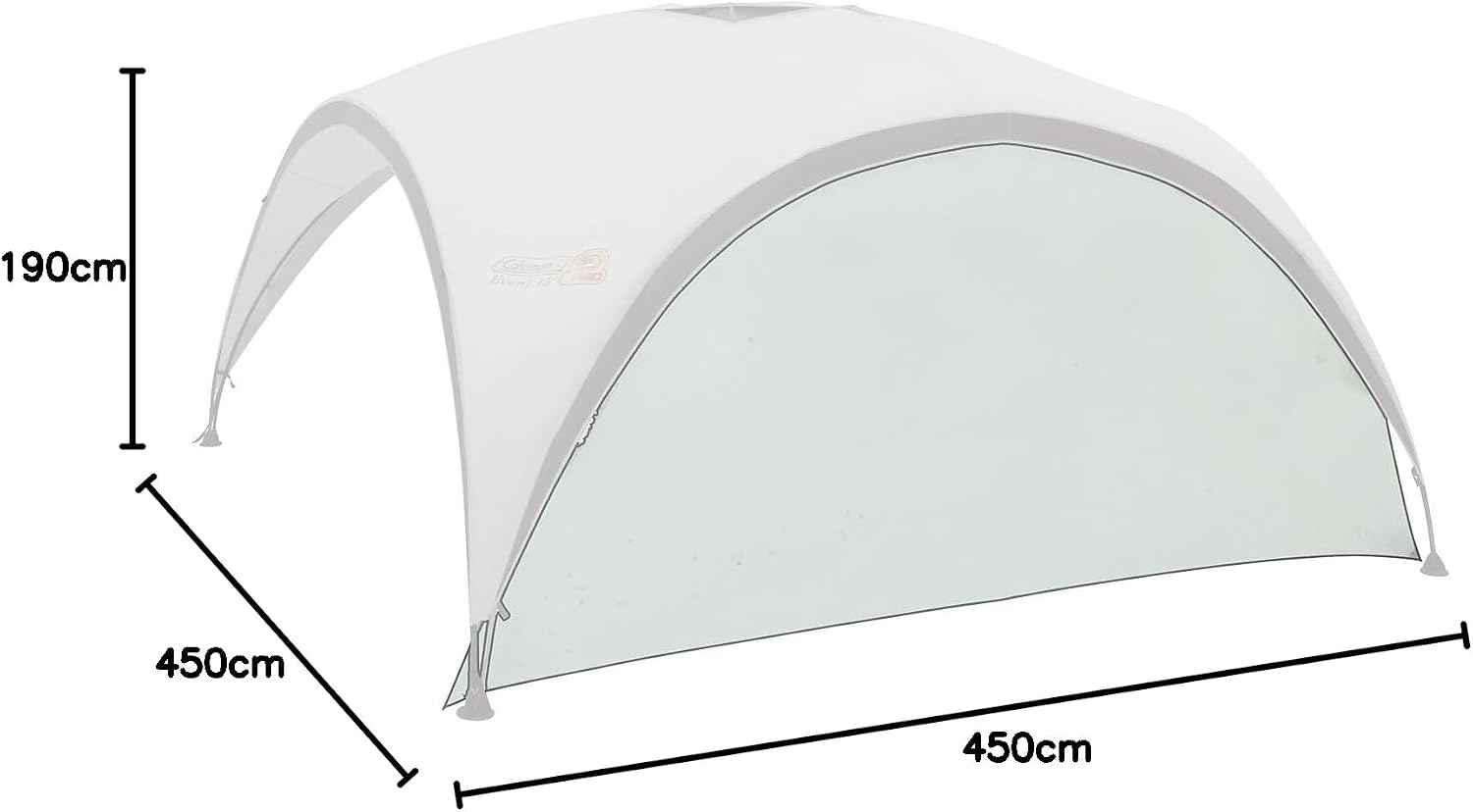 Detalle de Coleman Side Panel for Event Shelter XL / Pro XL (4.5 x 4.5 m)
