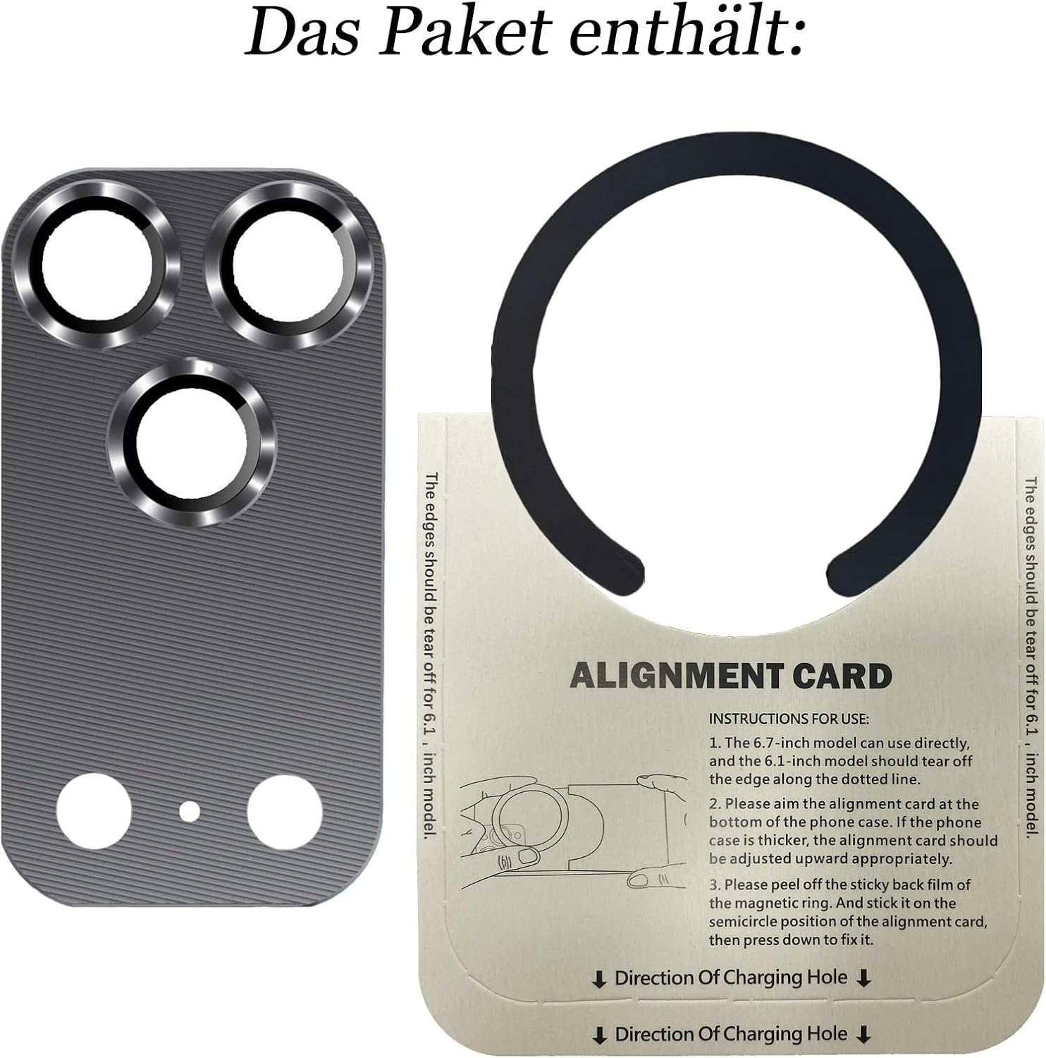 Detalle 2 de Leedia Kameraschutz für iPhone 17 Pro Max 6,9 Zoll