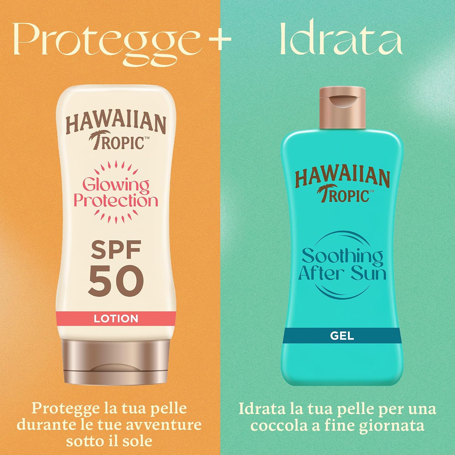 Detalle de Hawaiian Tropic Soothing After Sun Gel 200 ml: lenitivo all’aloe vero, fresco e vegan