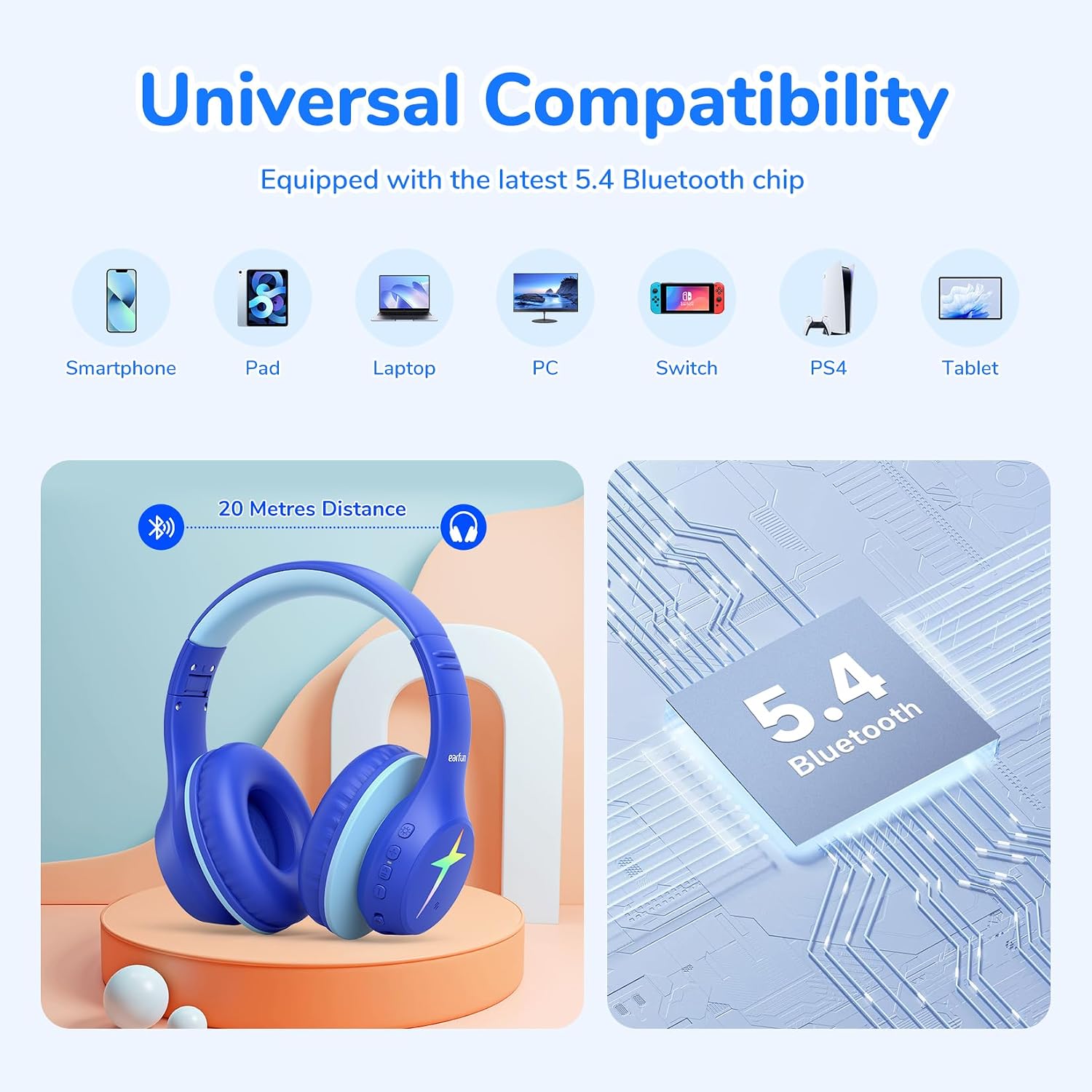 Thumbnail 5 de EarFun Kids Bluetooth Headphones