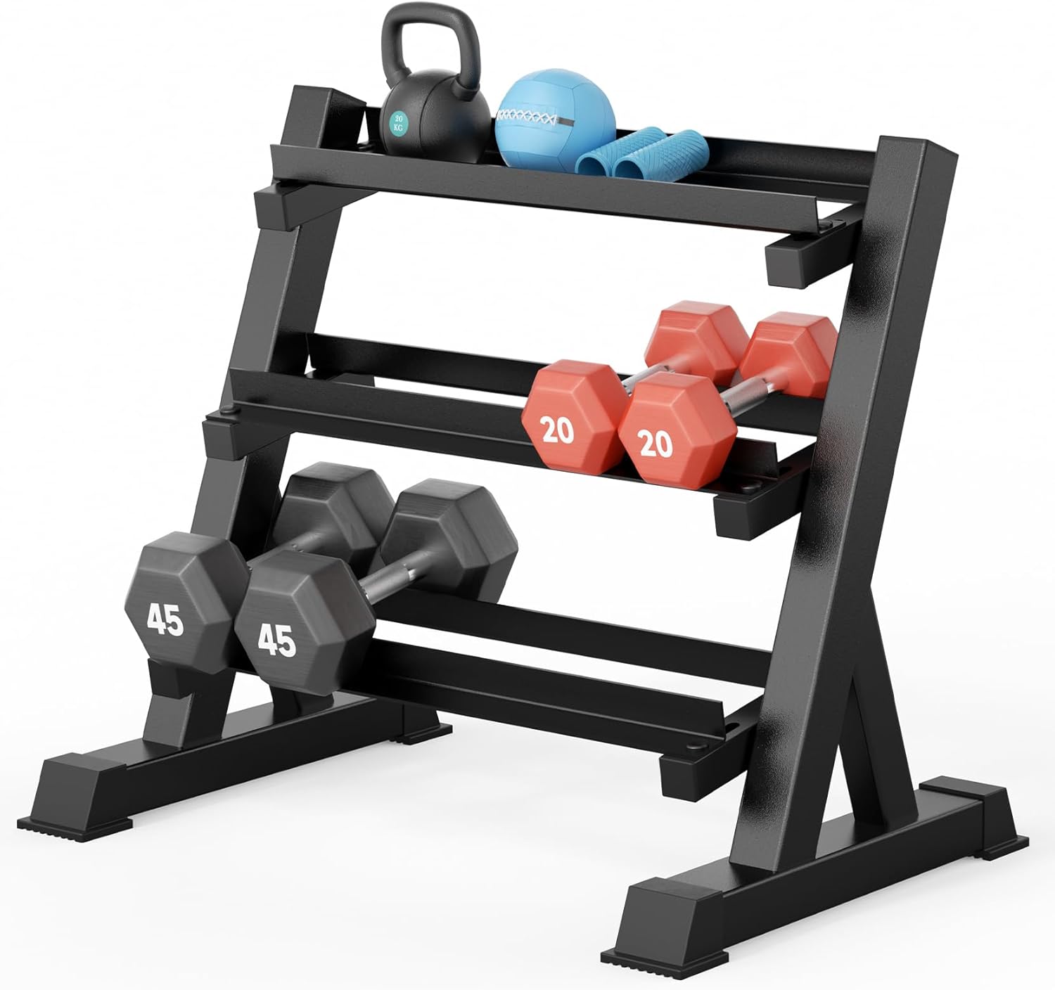 YOLEO Rack Palestra - Rastrelliera pesi Regolabile per Palestra di Casa