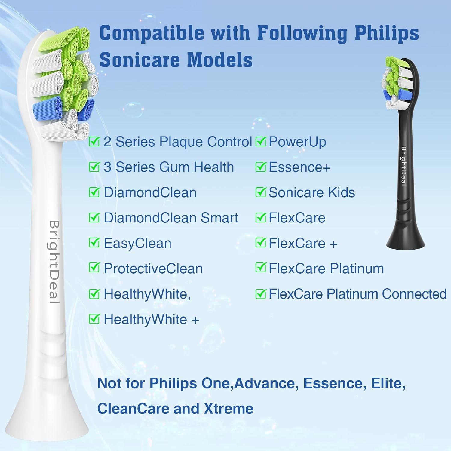 Thumbnail 5 de BrightDeal têtes Sonicare 8 pièces
