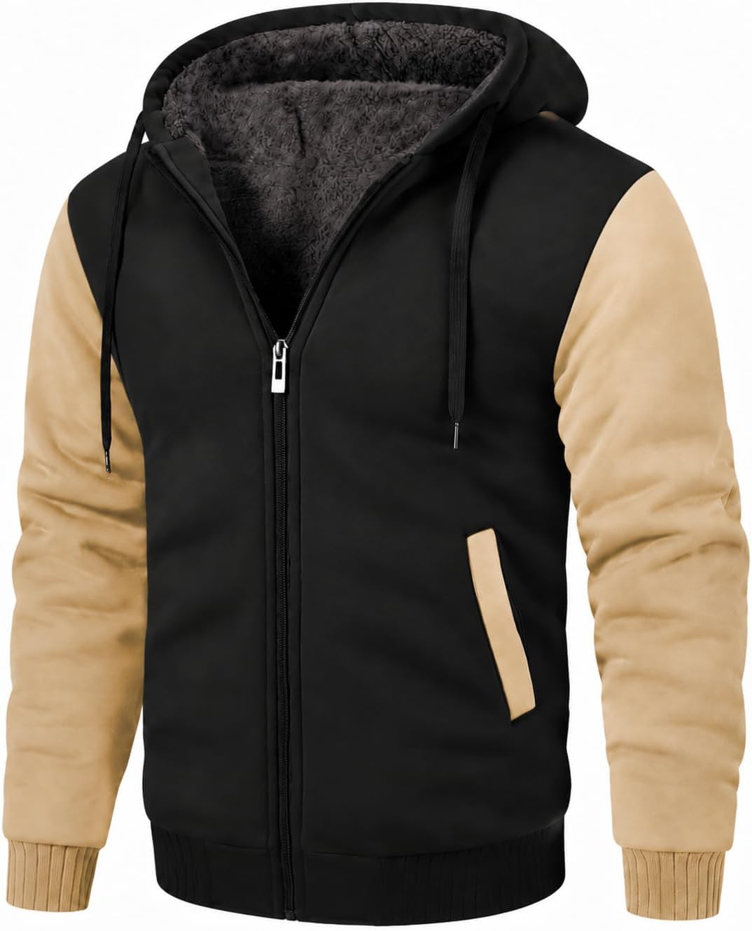 Thumbnail 6 de ZITY Men's Zip Up Hoodie Heavyweight 1 Jacket