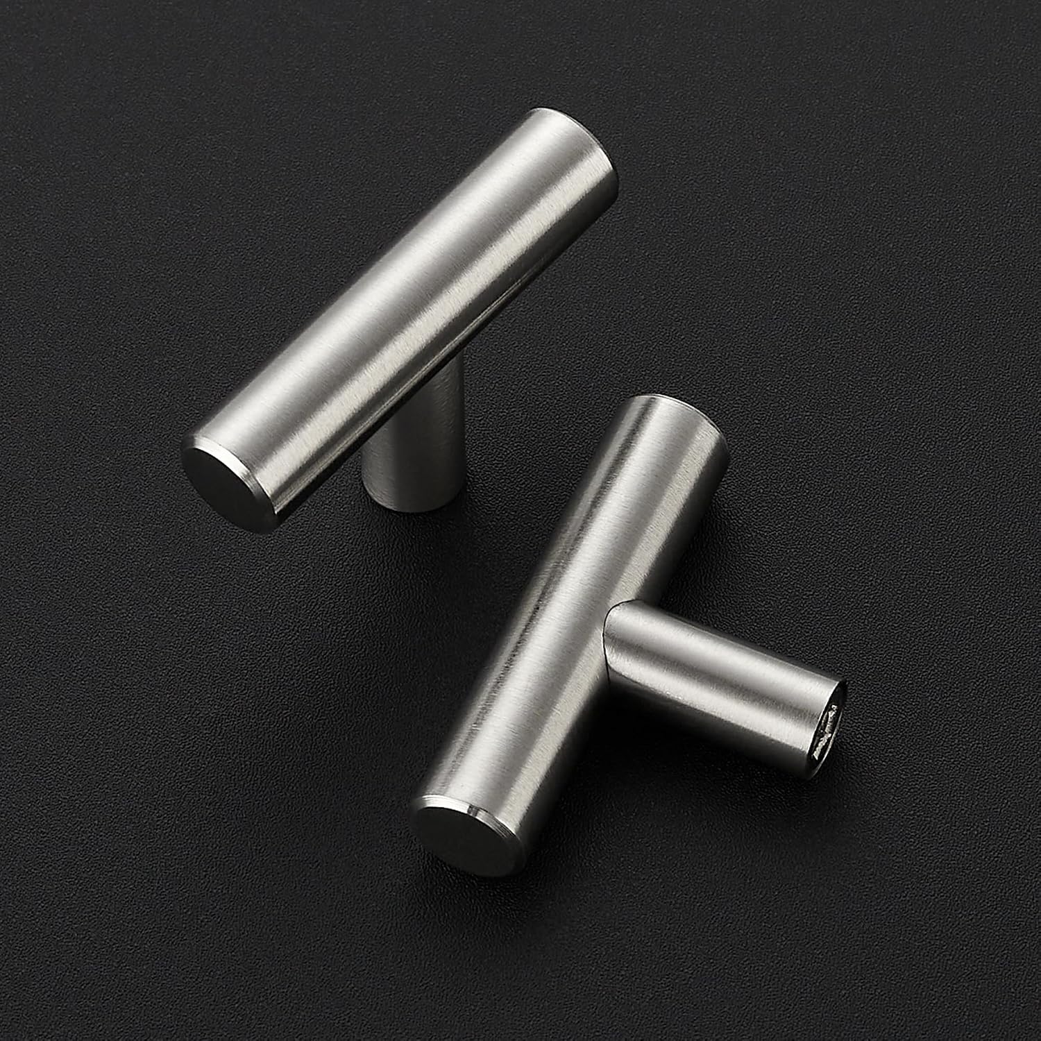 Detalle de Ravinte Decor 30-Pack Brushed Nickel T-Bar Cabinet Knobs, 2-Inch Stainless Steel