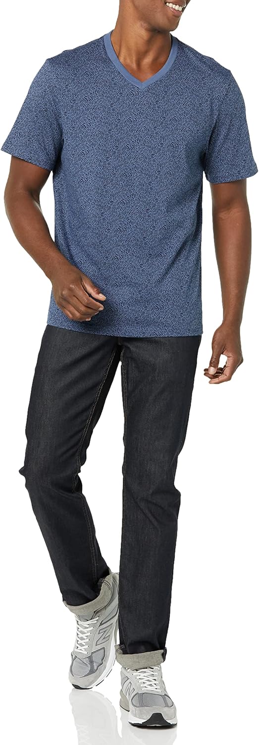 Detalle 2 de Amazon Essentials Men's Short-Sleeve V-Neck T-Shirts review