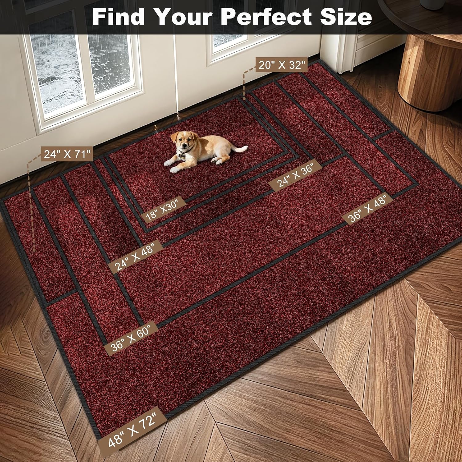 Detalle 2 de Mibao Door Mat 60" x 36