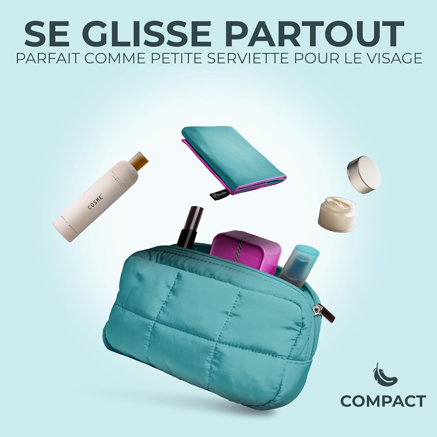 Thumbnail 2 de NirvanaShape Serviette Microfibre 60 x 40 cm – légère, compacte et polyvalente