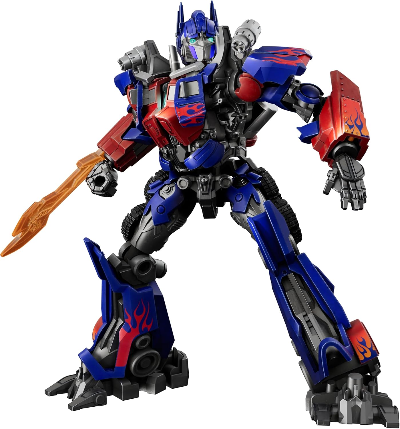 Detalle 2 de BLOKEES Transformers Classic Class 09 Optimus Prime bouwfiguur (2007) met LED-ogen