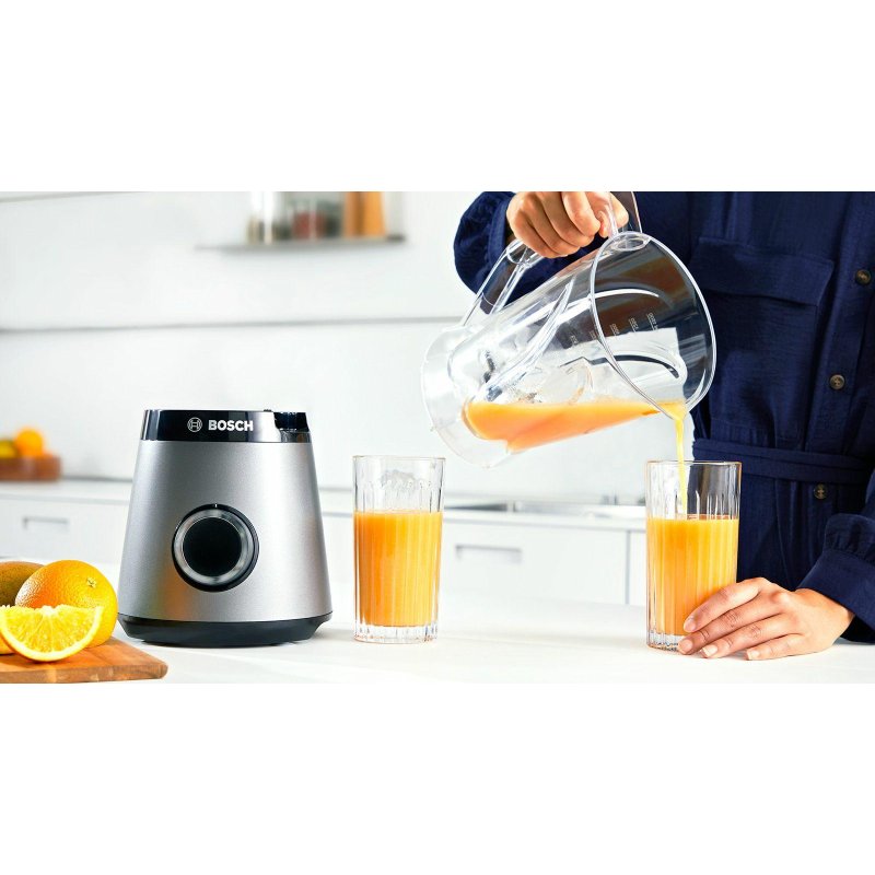 Detalle 2 de Batidora de vaso Bosch Serie 4 MMB6141S 1,5 L: potencia para hielo y smoothies