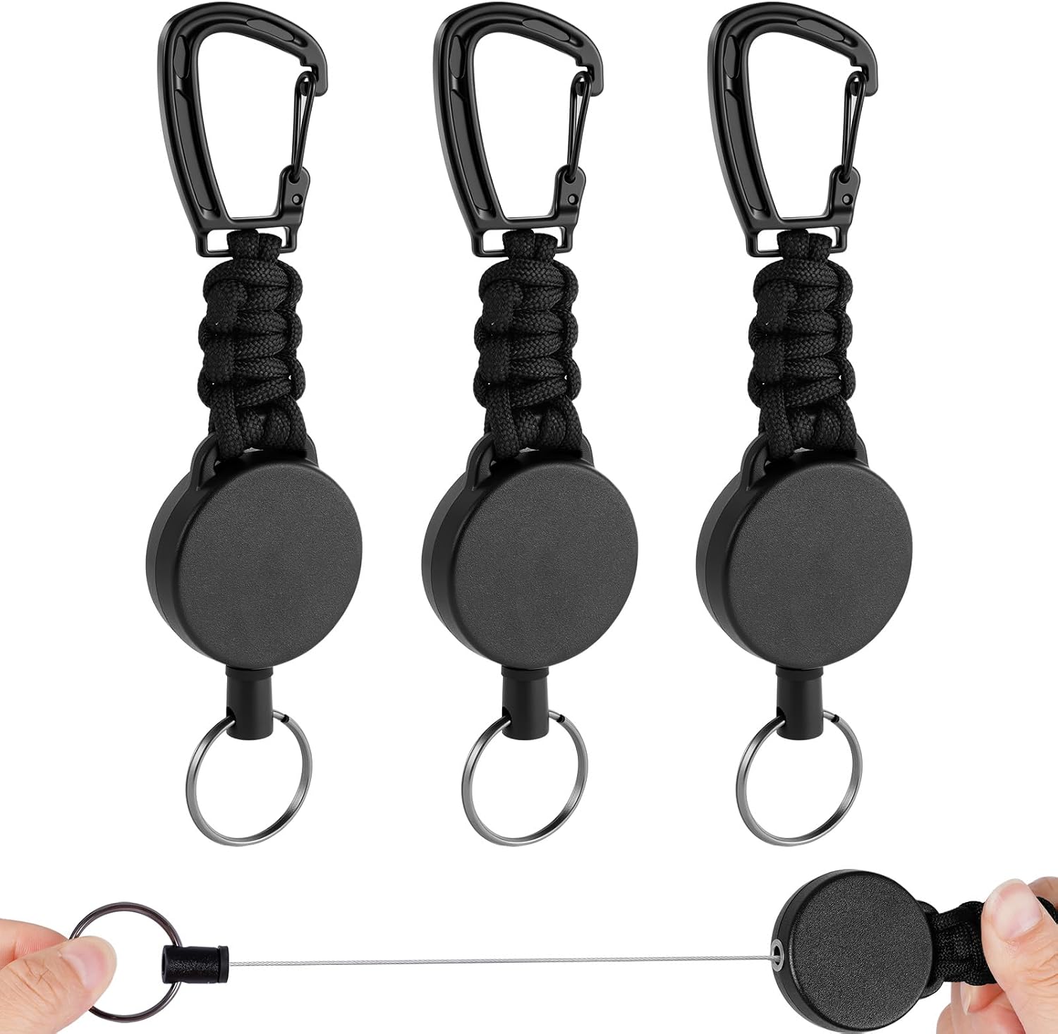 Vicloon Porte-Clés Rétractables 60 cm
