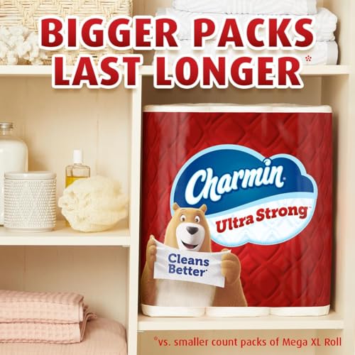 Thumbnail 10 de Charmin Ultra Strong Toilet Paper, 6 Mega Rolls (24 Regular Rolls) - 2-Ply, Diamond Texture