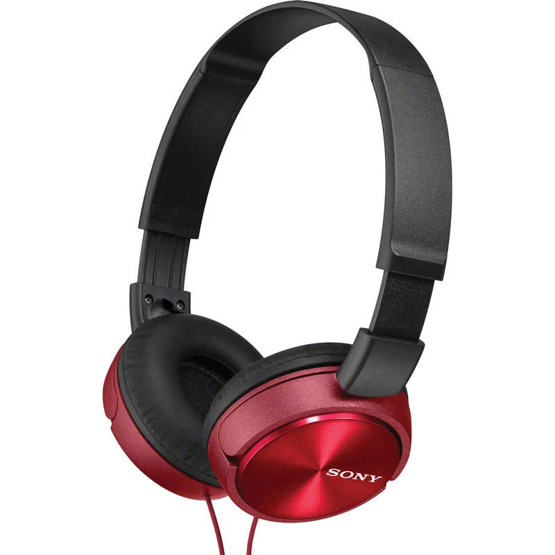 Detalle de Sony MDR-ZX310 Auricular Rojo: plegables, ligeros y aptos para viajes