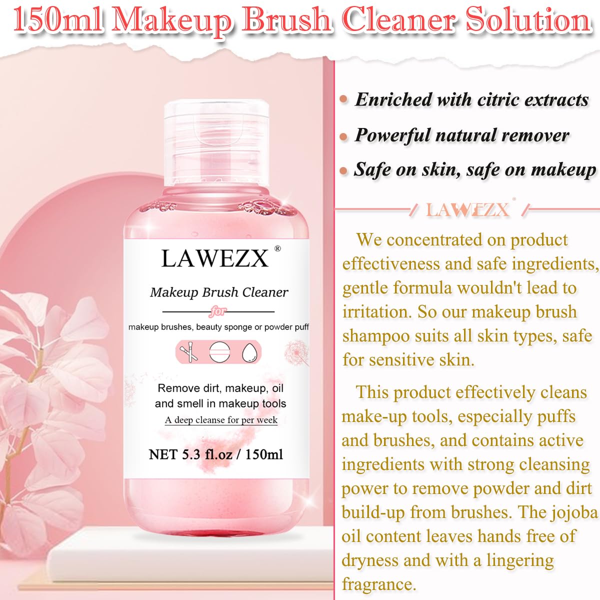 Thumbnail 1 de LAWEZX Make-up Pinselreiniger 150 ml