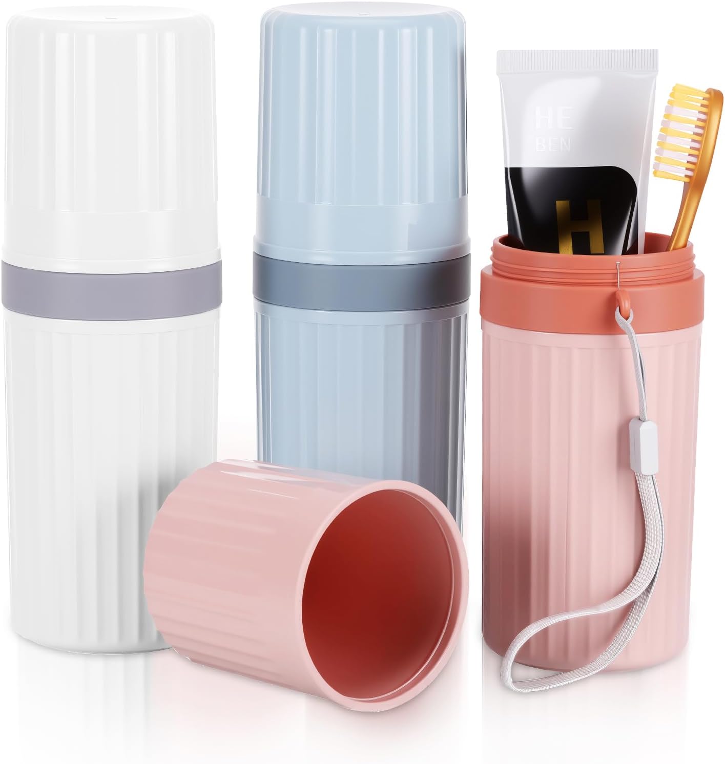 Detalle de Yimomoyi 3Pcs Travel Toothbrush Case Review