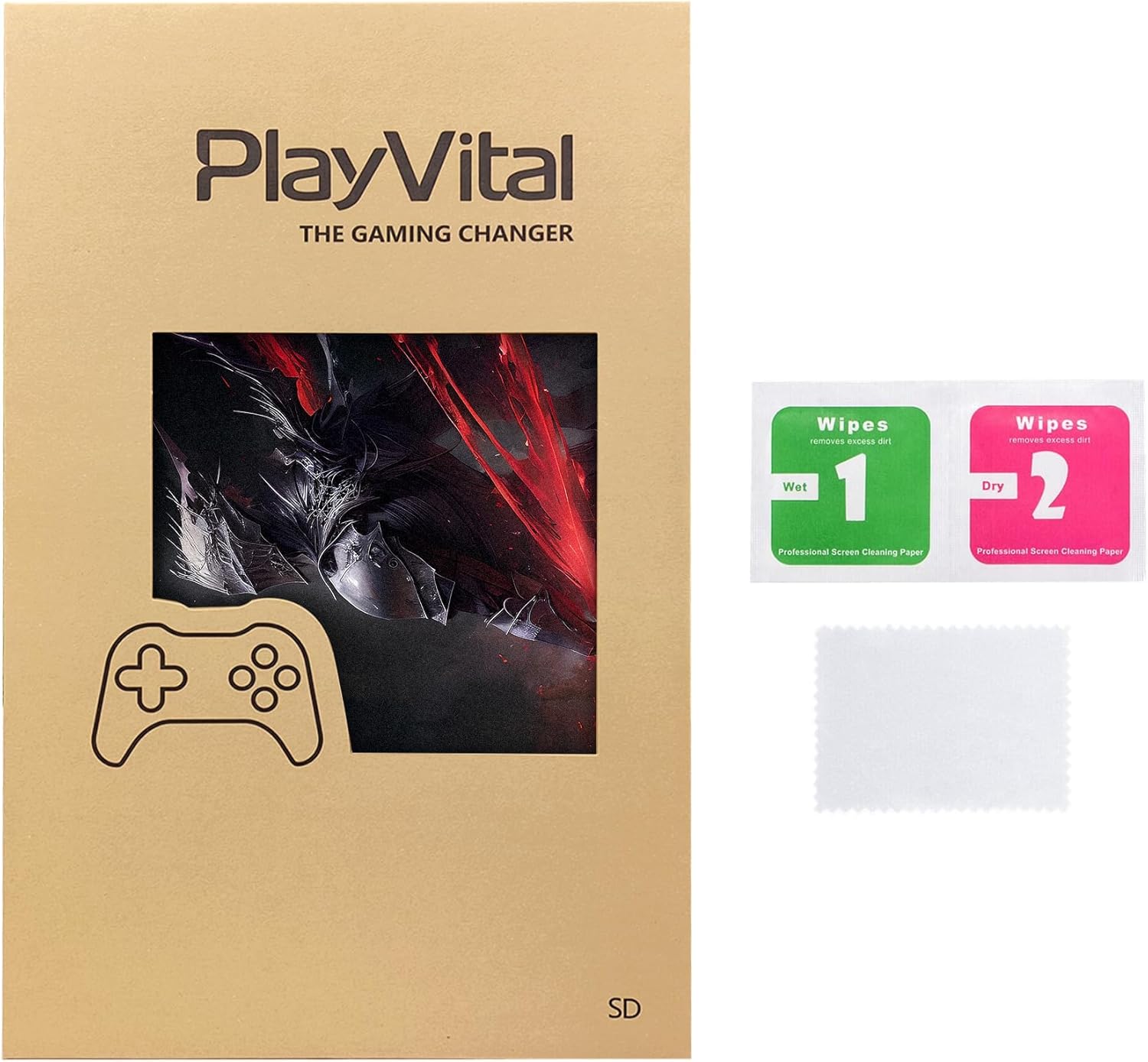 Thumbnail 6 de playvital Full Set Protective Skin Decal for Steam Deck (LCD & OLED) – Abyss Knight custom vinyl cover