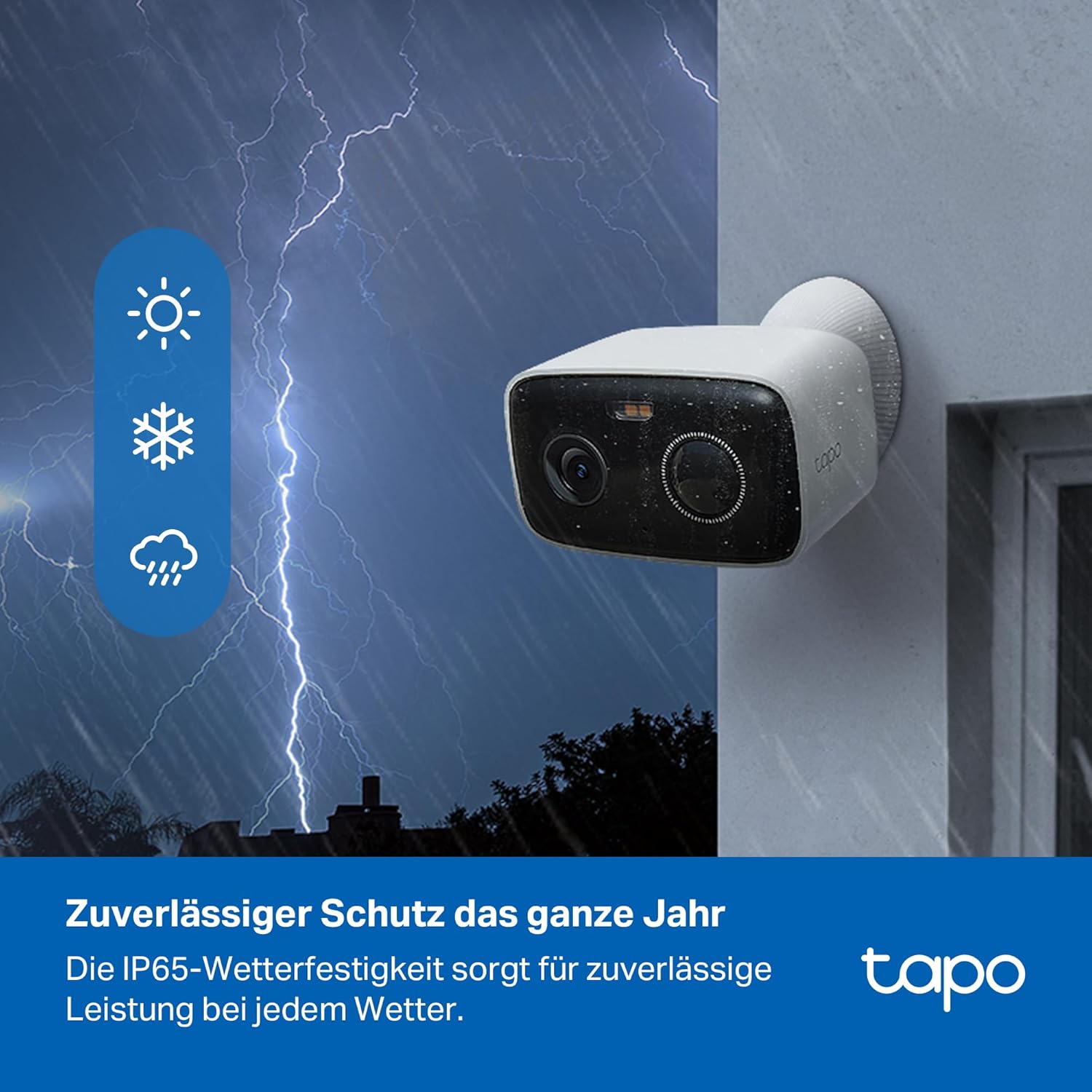 Thumbnail 5 de Tapo C400 Außenkamera Akku – kabellos, 1080p, IP65, Zwei-Wege-Audio