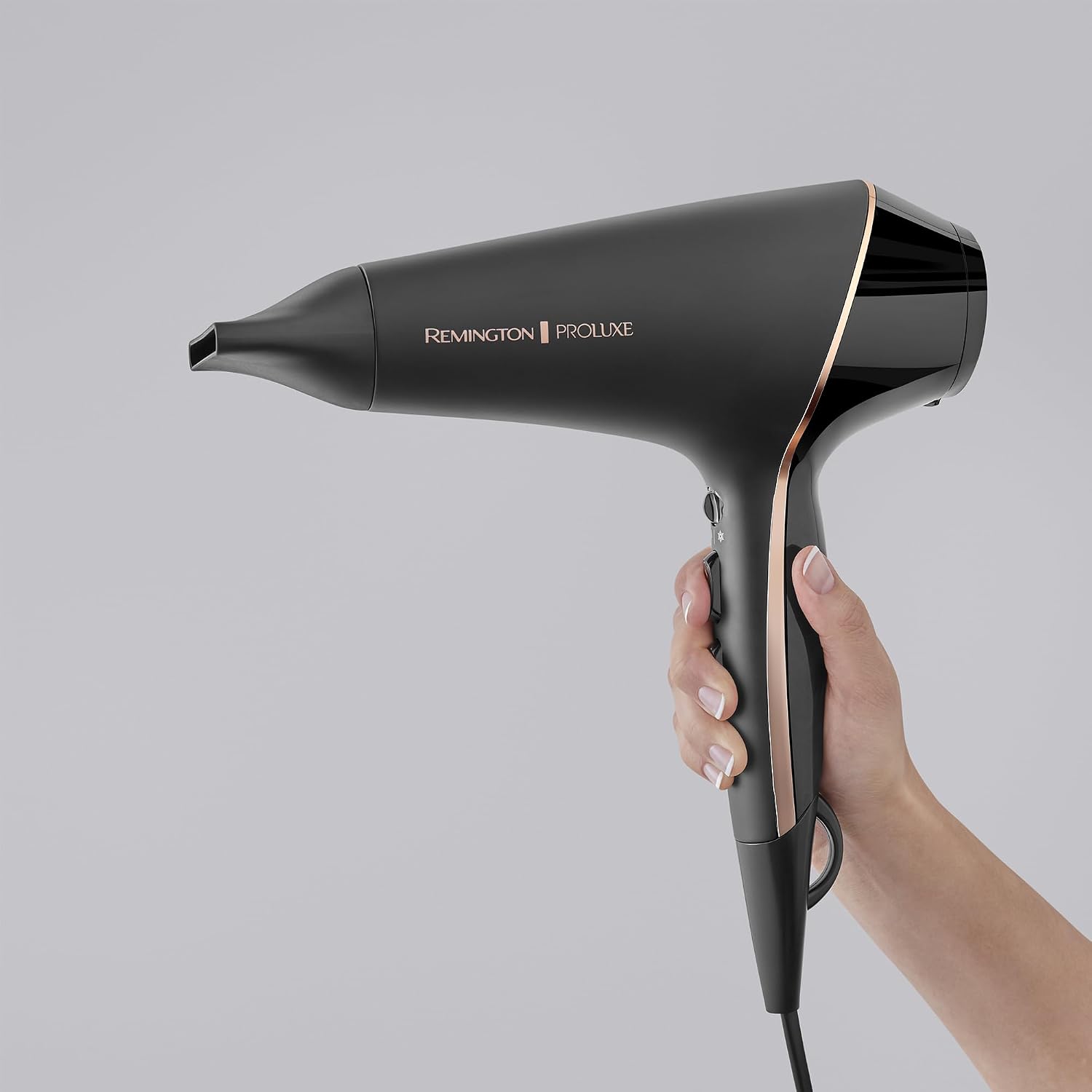 Thumbnail 4 de Remington Sèche-cheveux Ionique PROluxe Midnight AC9140B – OptiHeat, 2400W, style salon