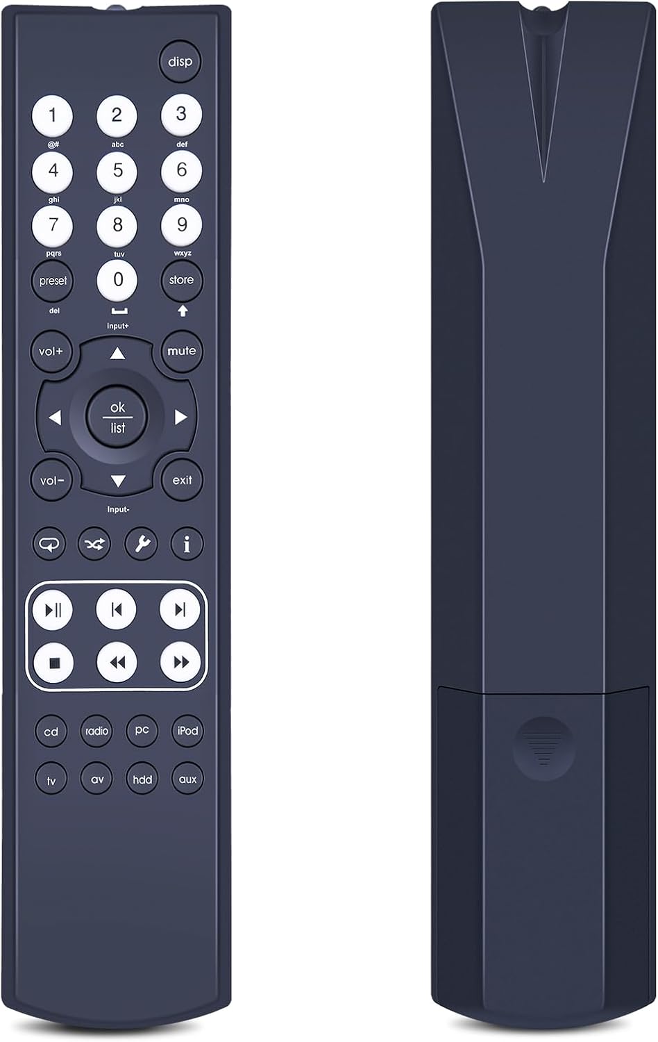 TCNOUMT replacement remote control for Naim SuperUniti & Uniti streamers/amplifiers