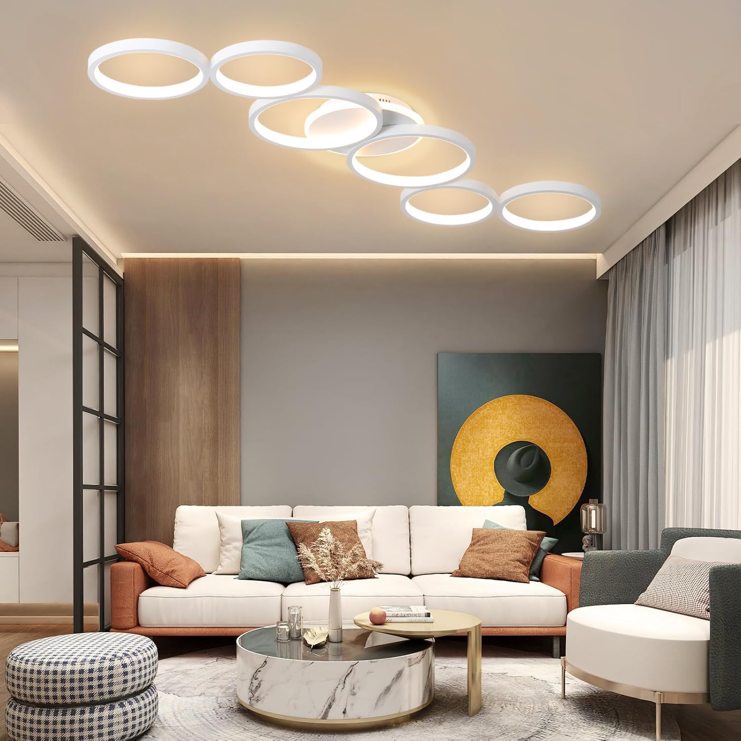 Thumbnail 1 de Liyabber LED Deckenleuchte 113 cm 69 W