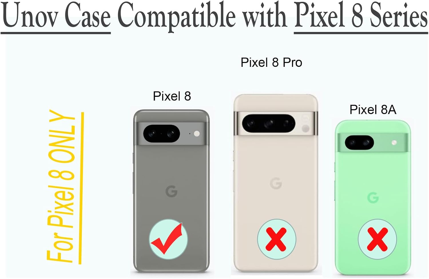 Thumbnail 6 de Unov Pixel 8 TPU Phone Case, Flower Bouquet Pattern and Raised Edges