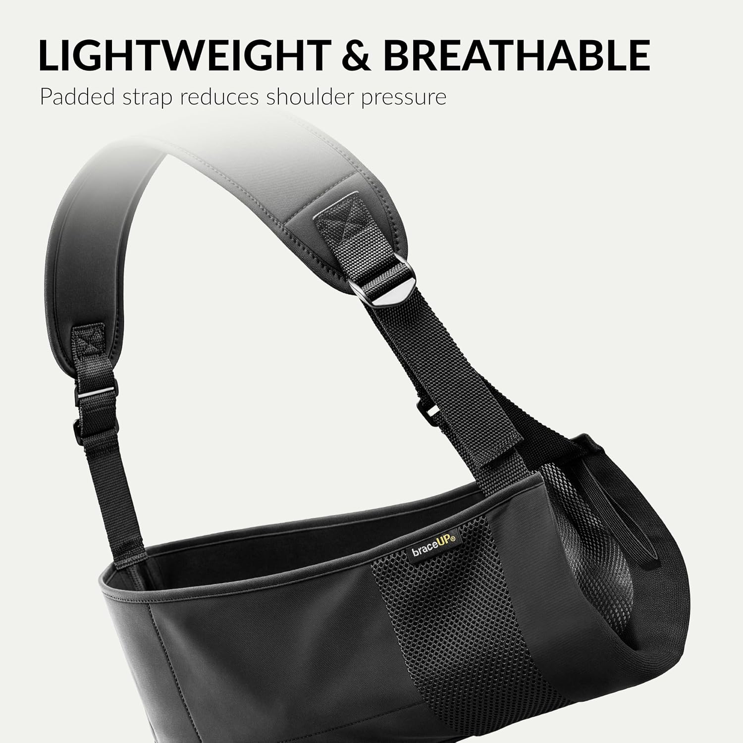 Detalle 2 de BraceUP B341 Arm Sling with Padded Strap and Breathable Mesh