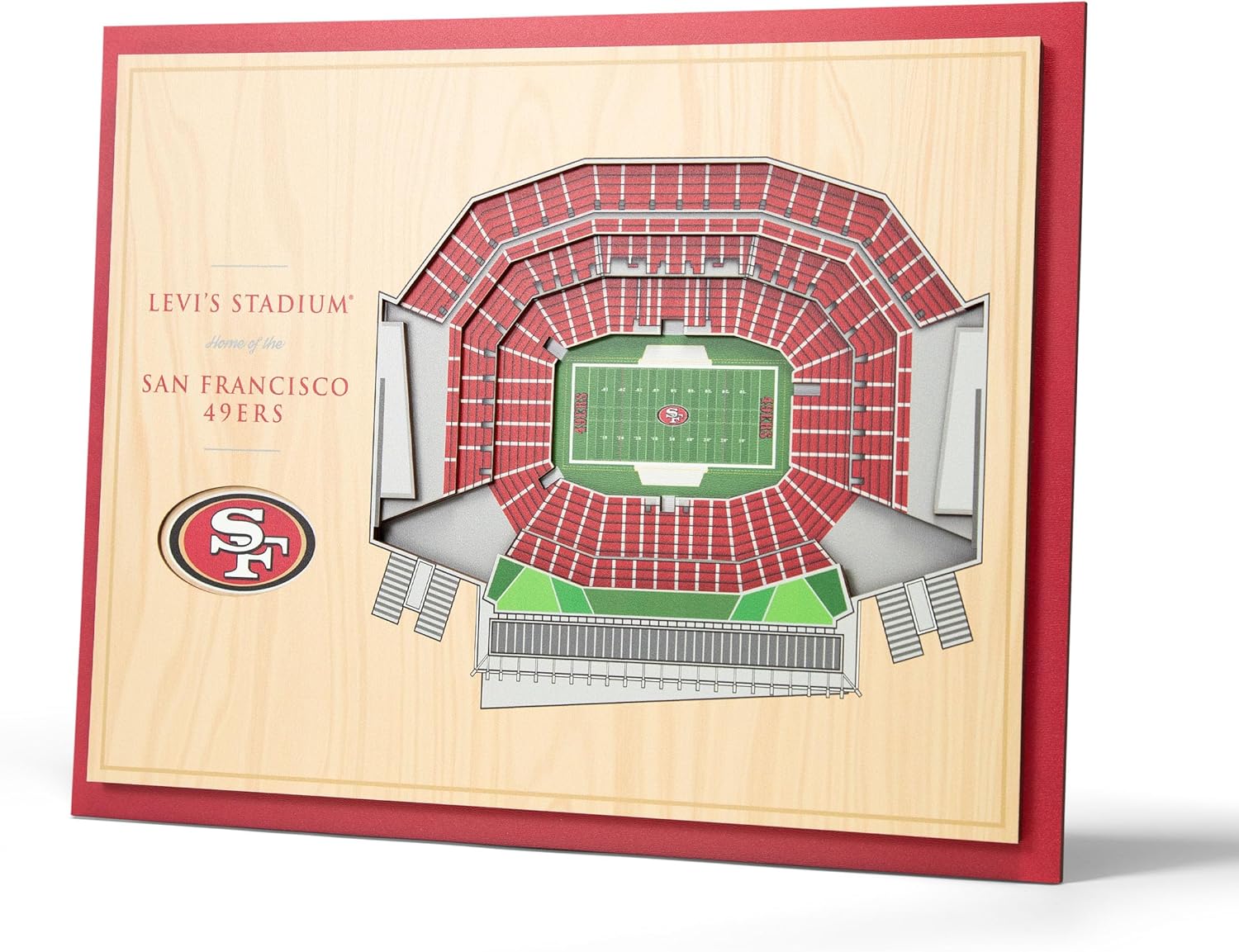Thumbnail 6 de YouTheFan 5-Layer NFL Stadium Wall Art 🖼