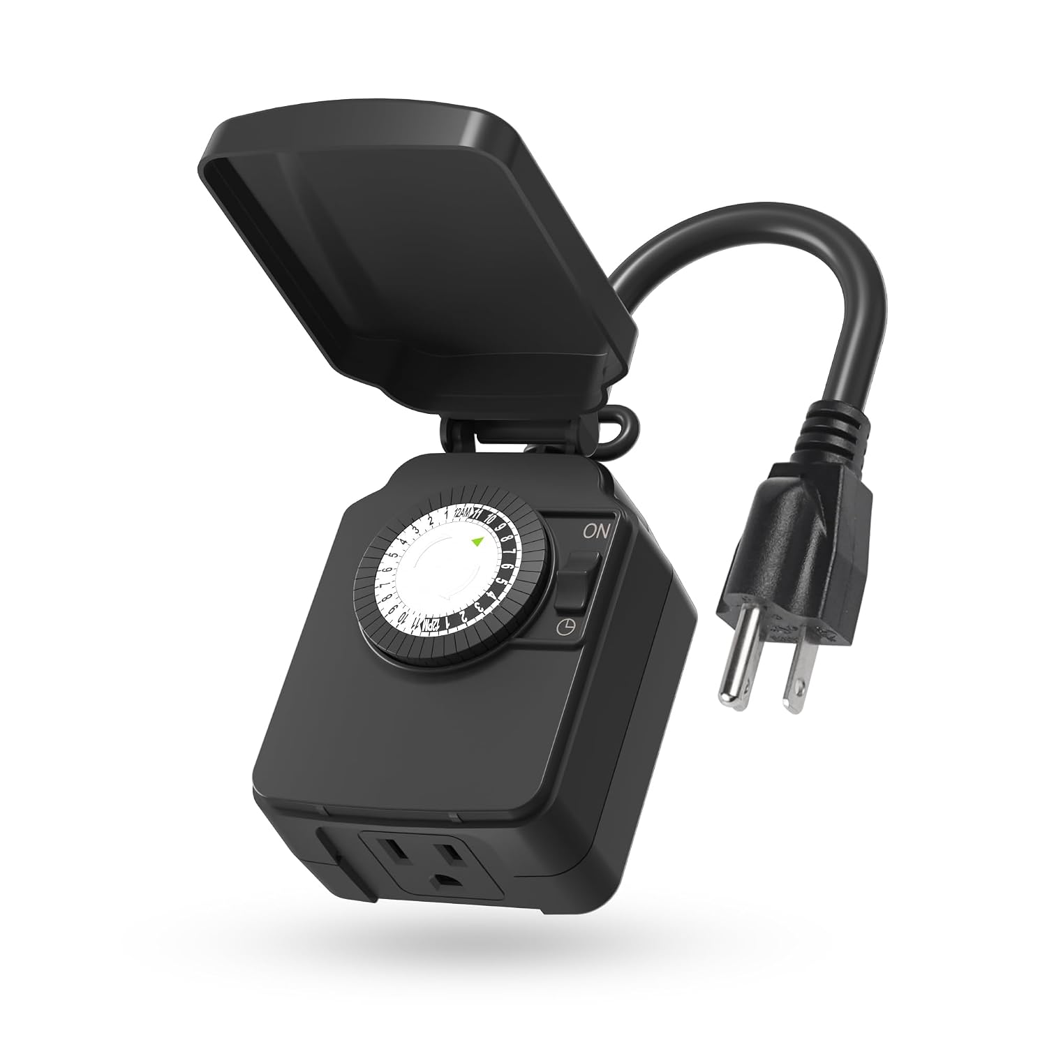 Detalle de BN-LINK 24-Hour Outdoor Mechanical Timer with 30-Minute Intervals