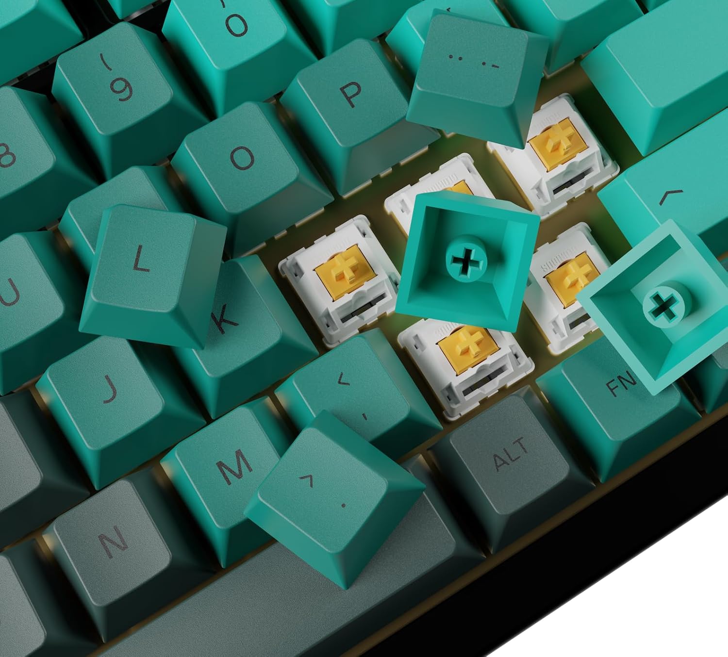 Thumbnail 1 de Glorious Gaming 115 Keycaps GPBT PBT, Perfil Cherry, España