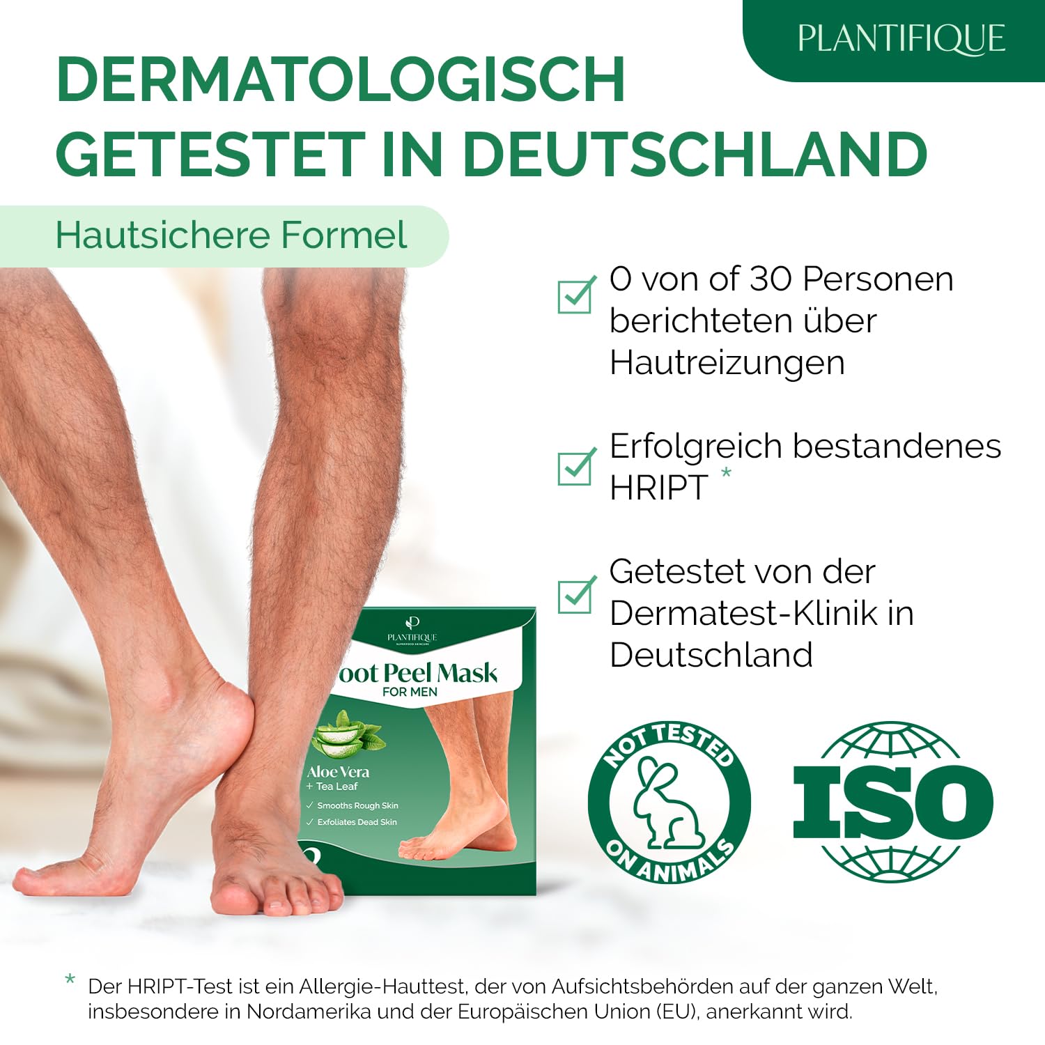 Thumbnail 3 de Plantifique Fußmaske: 2 Paar Hornhaut-Socken (Hornhautentferner) für Männer