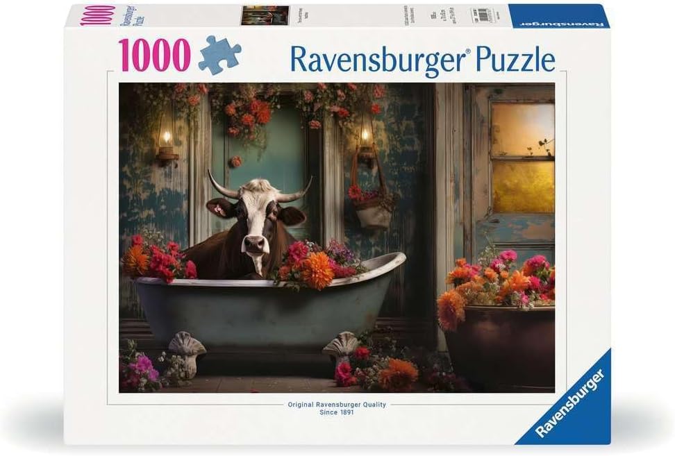 Detalle de Ravensburger Puzzle 1000 pièces La vache