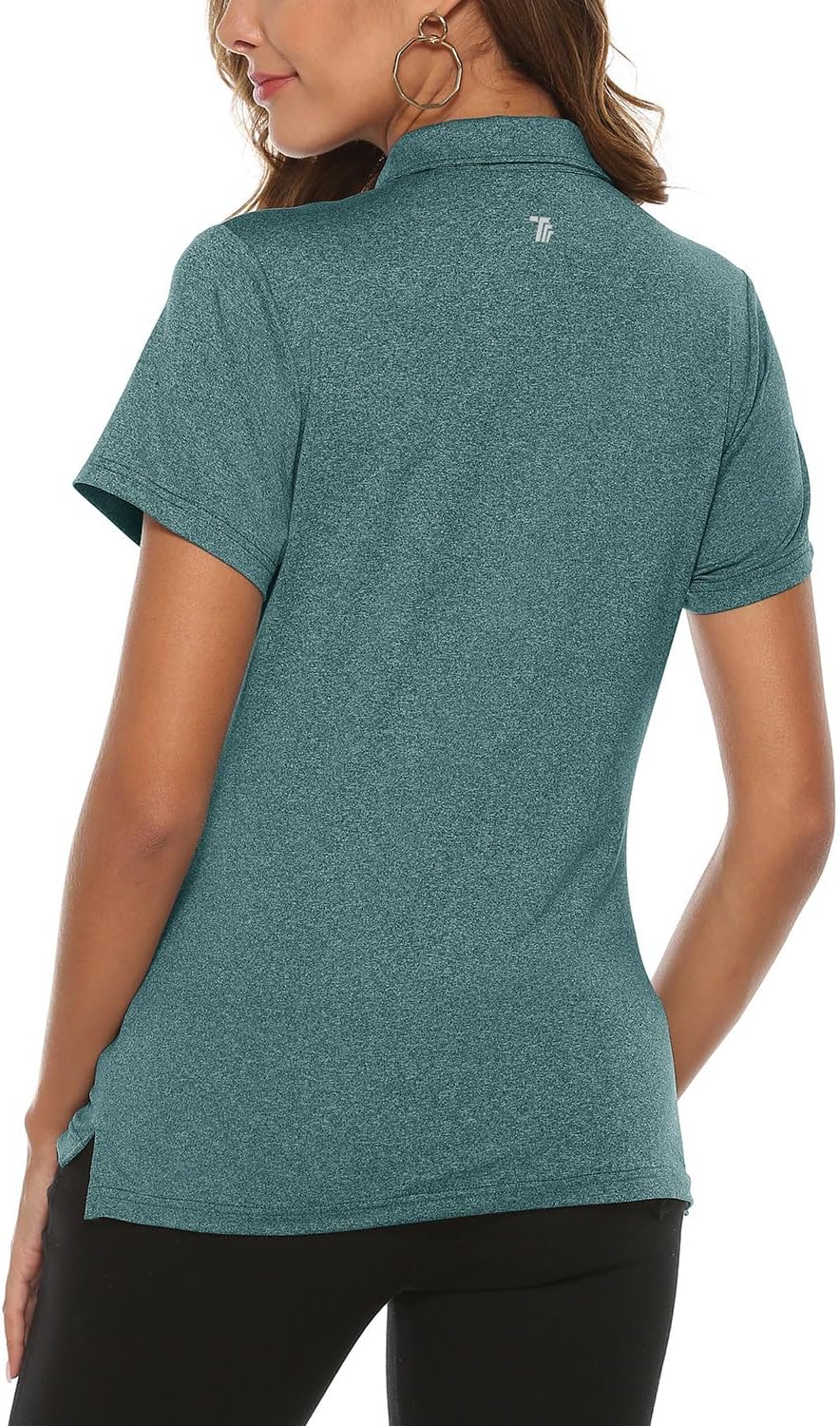 Thumbnail 3 de YSENTO Damen Golf Poloshirt Kurzarm – Schnelltrocknend, Atmungsaktiv, Lady-Fit