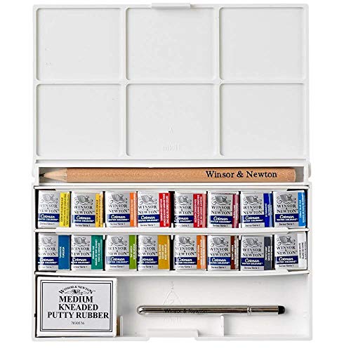Detalle 2 de Winsor & Newton Cotman Sketcher Deluxe – Caja de 16 medio godets