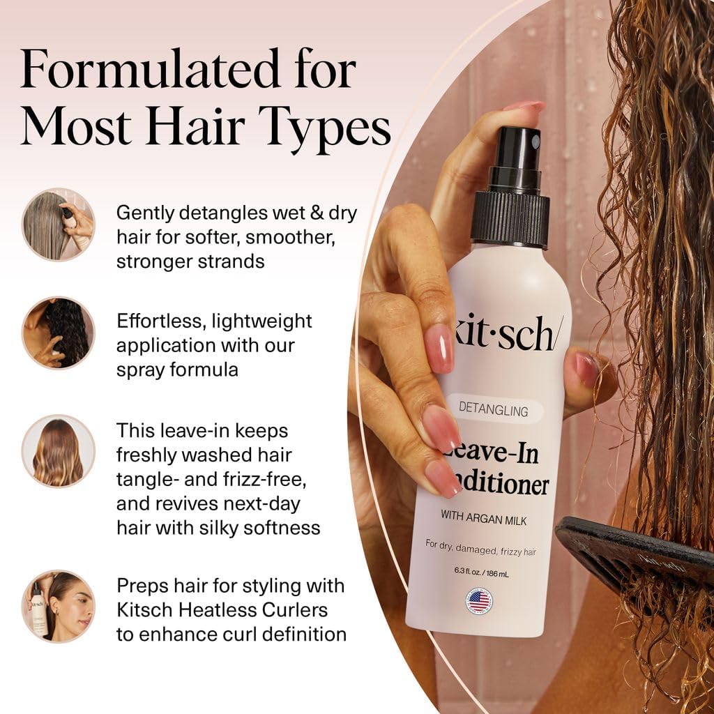 Thumbnail 5 de Kitsch Argan Milk Leave-In Conditioner 6.3 oz