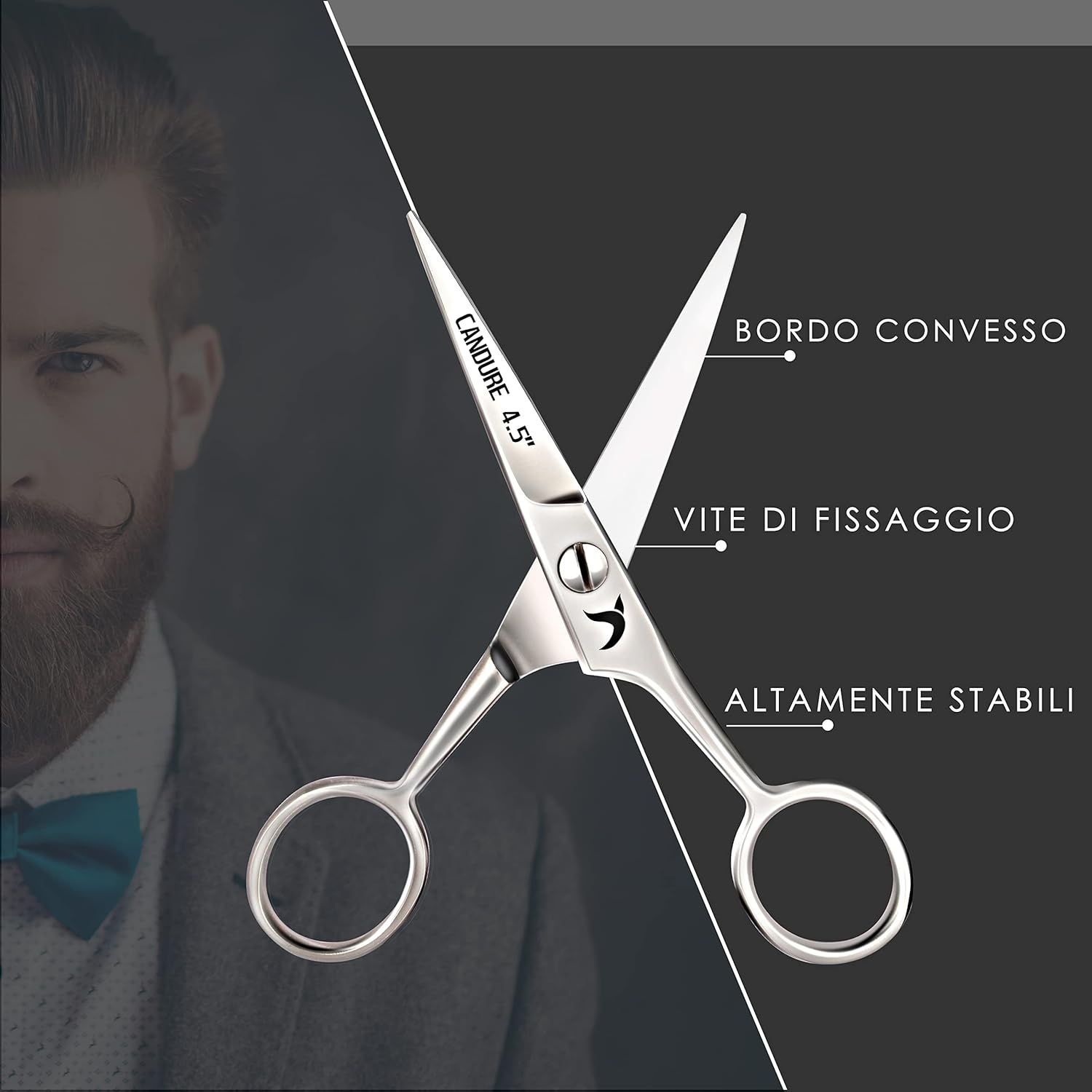 Thumbnail 6 de Forbici Baffi Barba Naso e Orecchie Depilazione Capelli per Neonati – Strumento 4,5