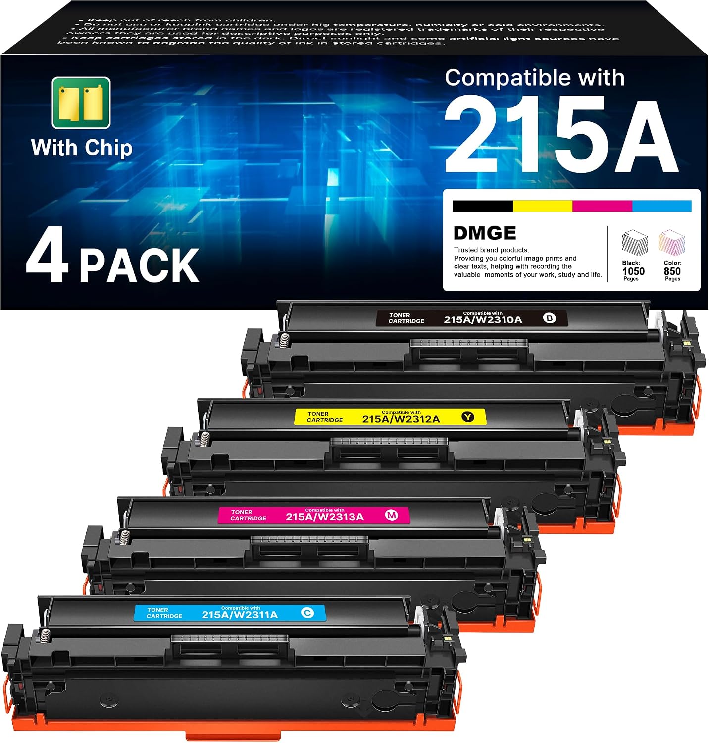 Detalle de 215A Replacement Toner Cartridges 4-Pack 🖨