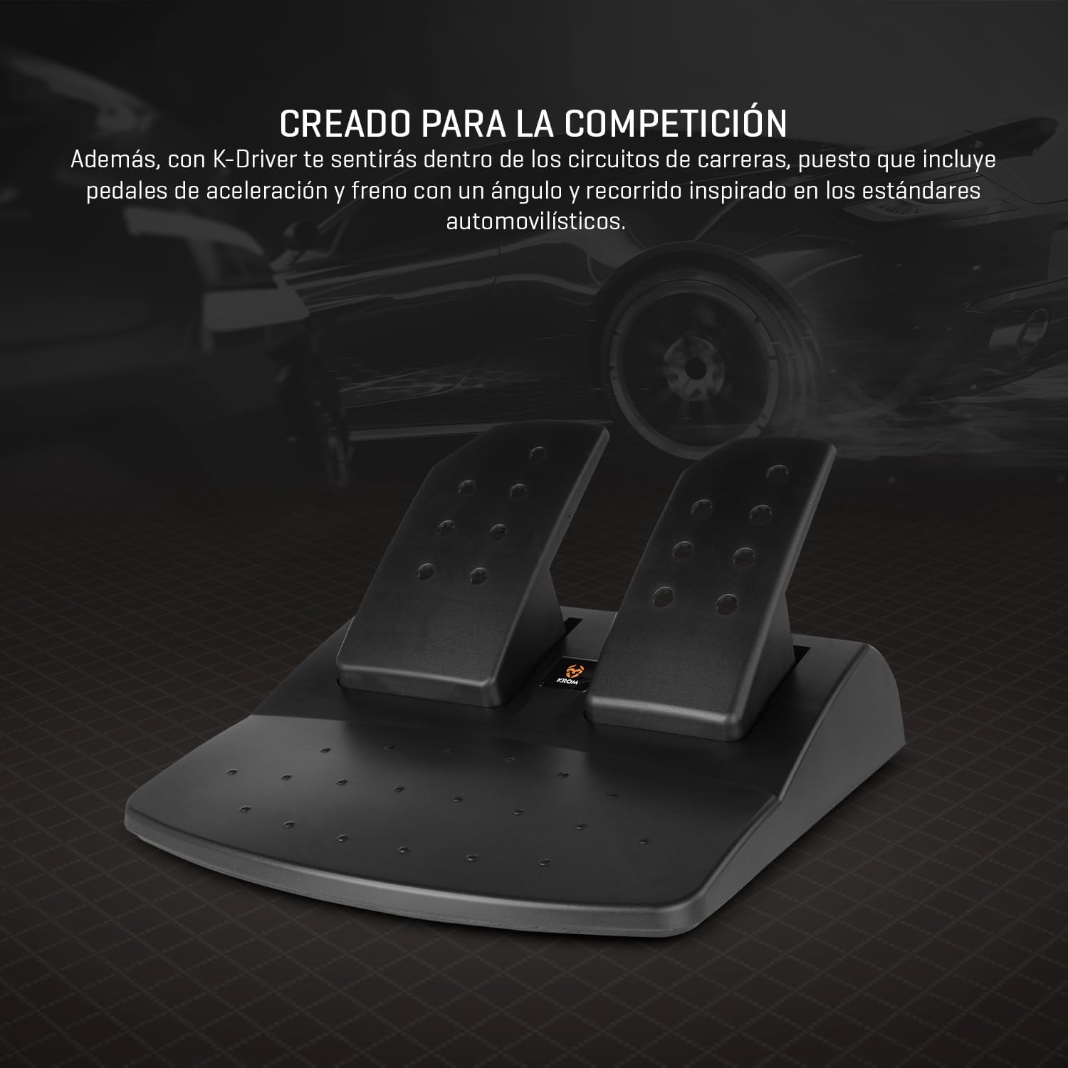Thumbnail 3 de KROM K-Driver Volante y Pedales Multiplataforma