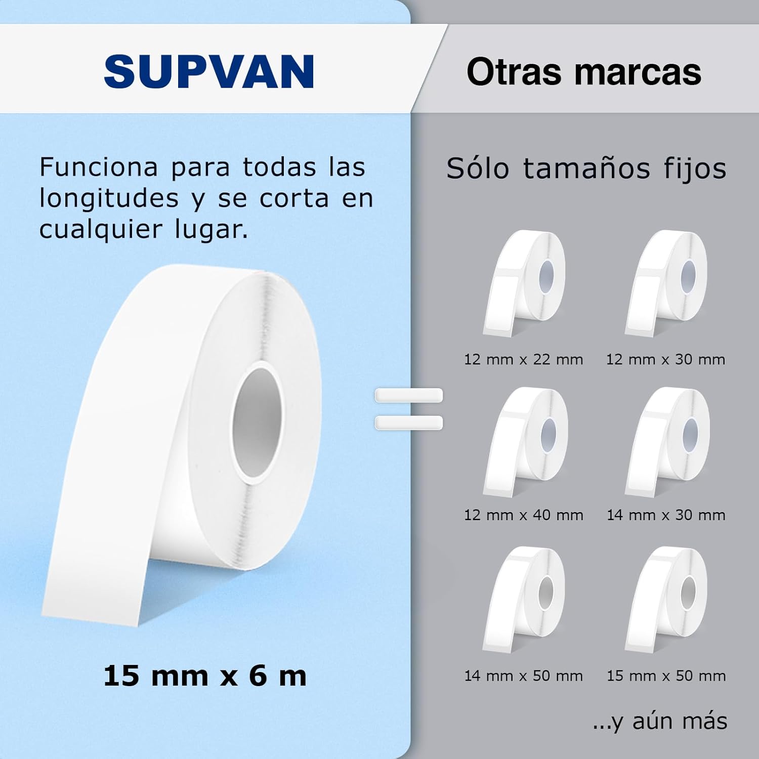 Thumbnail 3 de SUPVAN E10 etiquetadora Bluetooth 15mm x 6m 📋