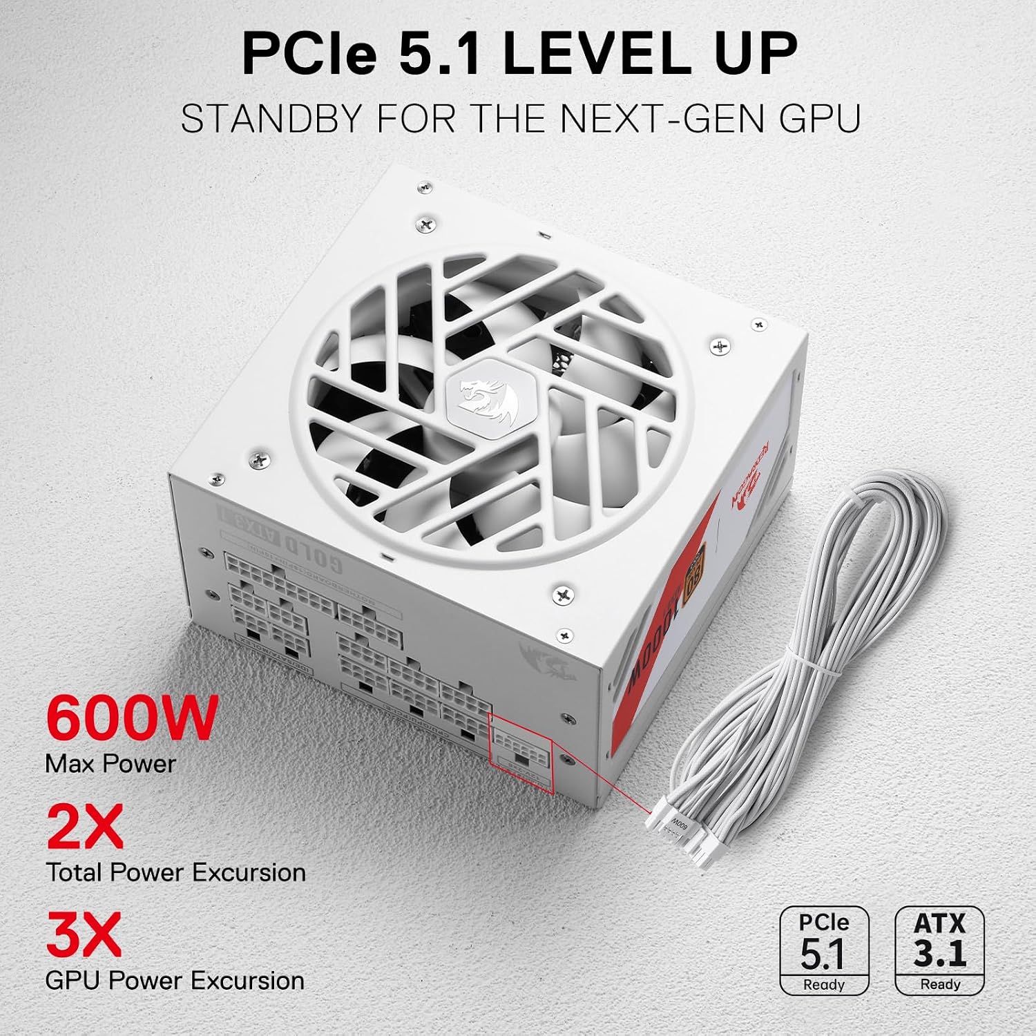 Thumbnail 2 de Redragon power supply 1000 W
