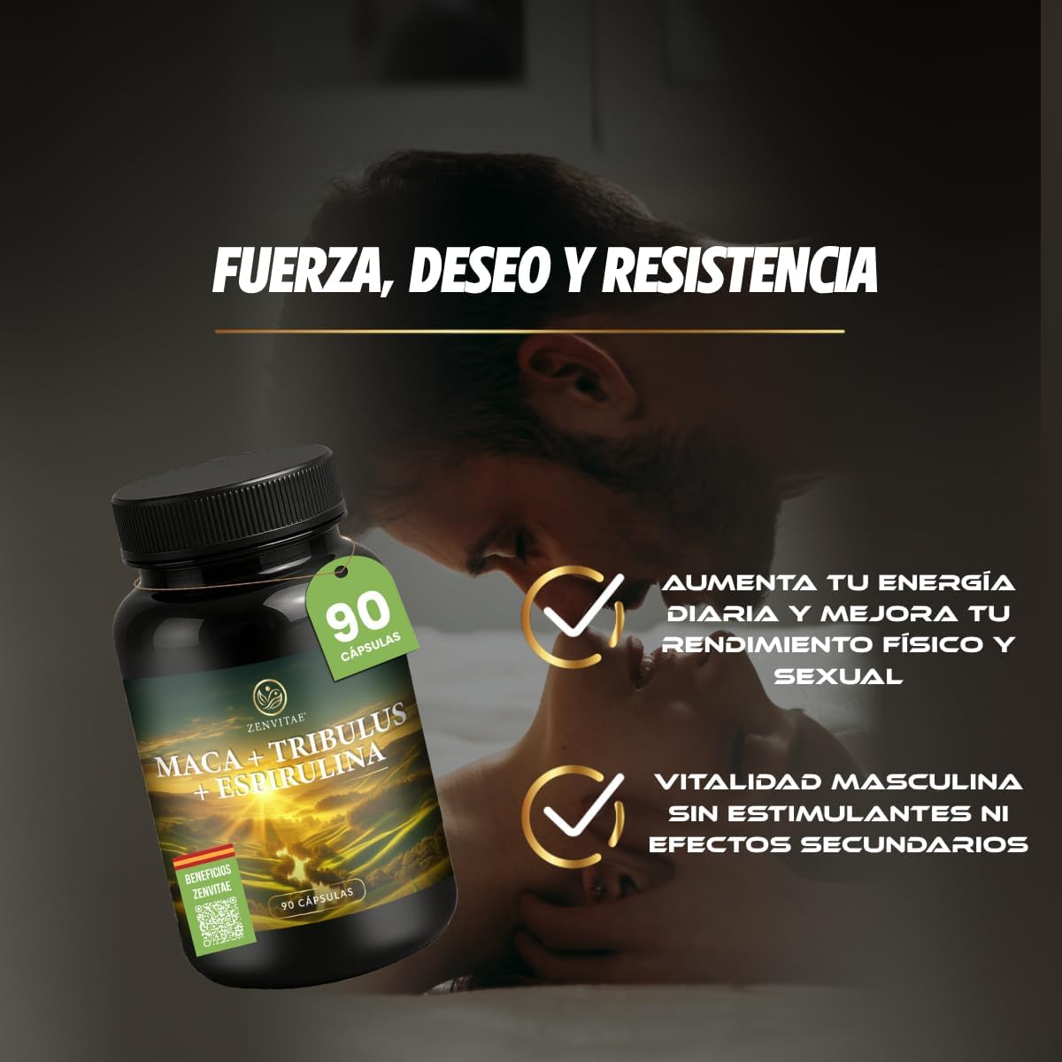 Detalle 2 de ZENVITAE ENERGÍA 90 cápsulas veganas