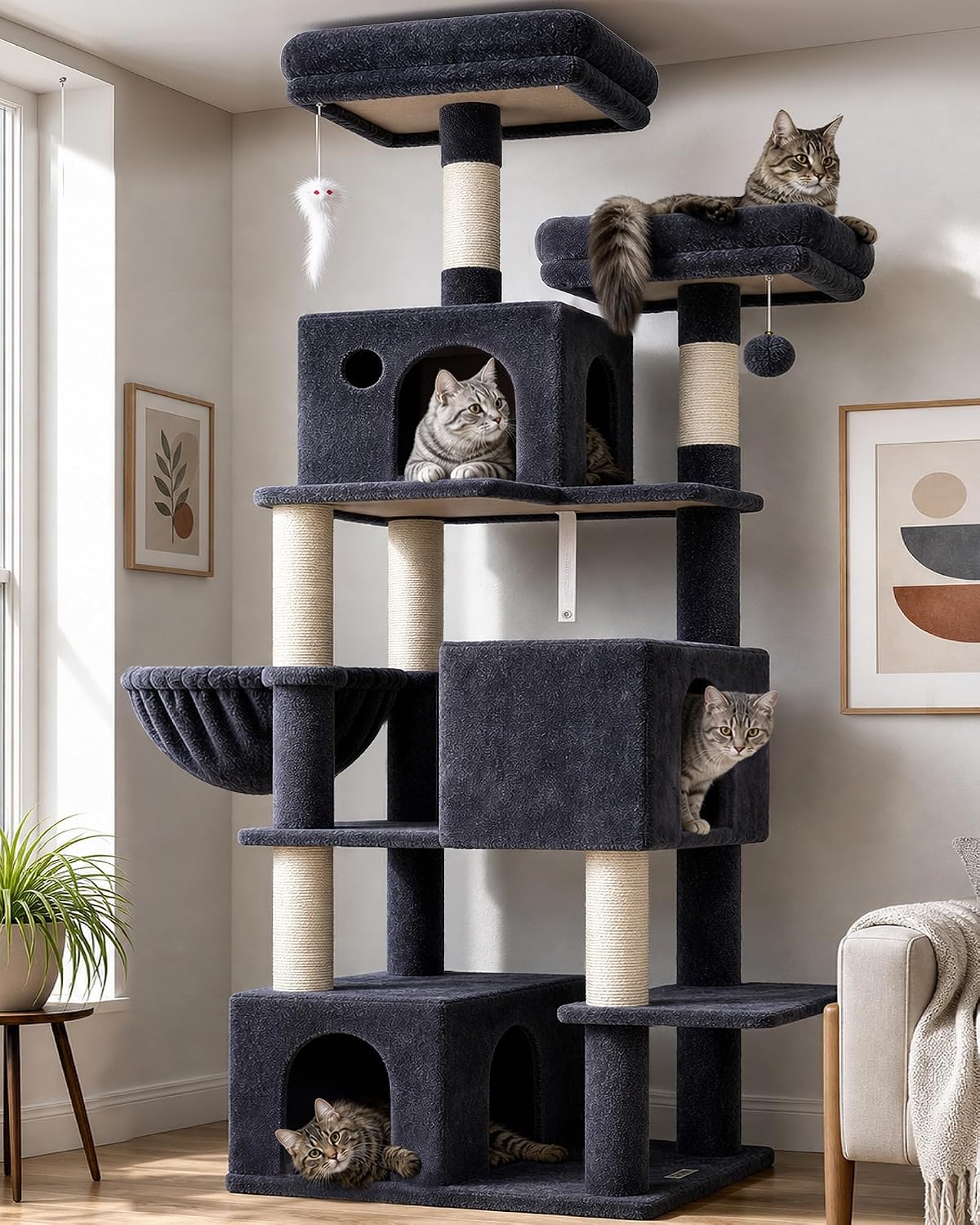 Detalle de Globlazer Cat Tree, 71-Inch