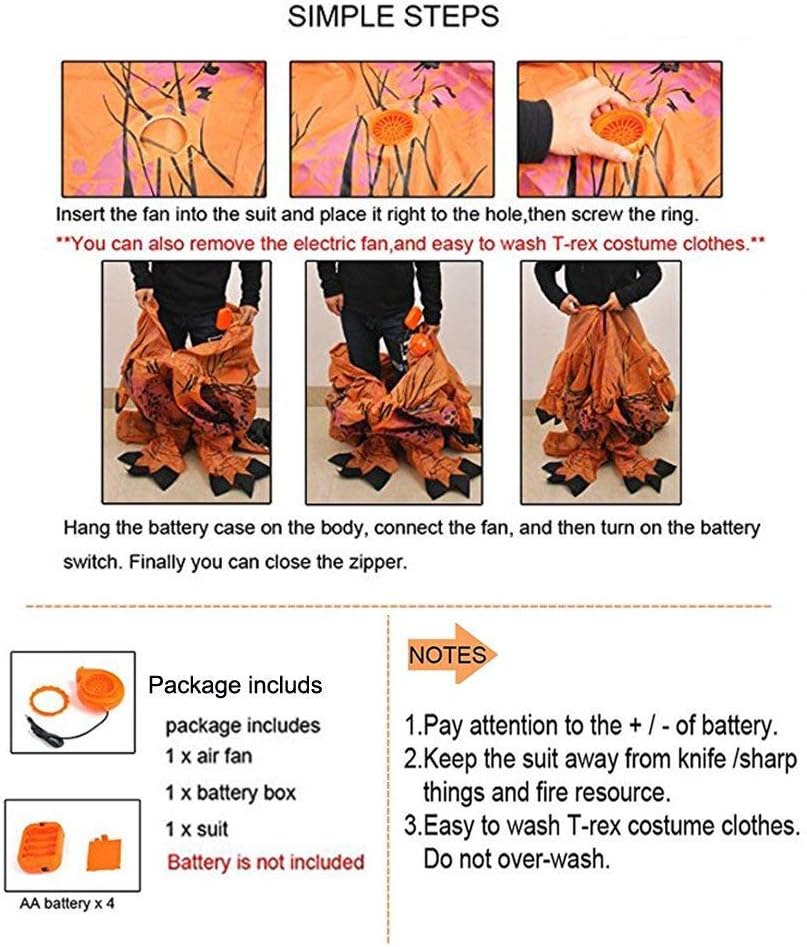 Thumbnail 1 de JASHKE Costume T rex Gonfiabile 150-190 cm