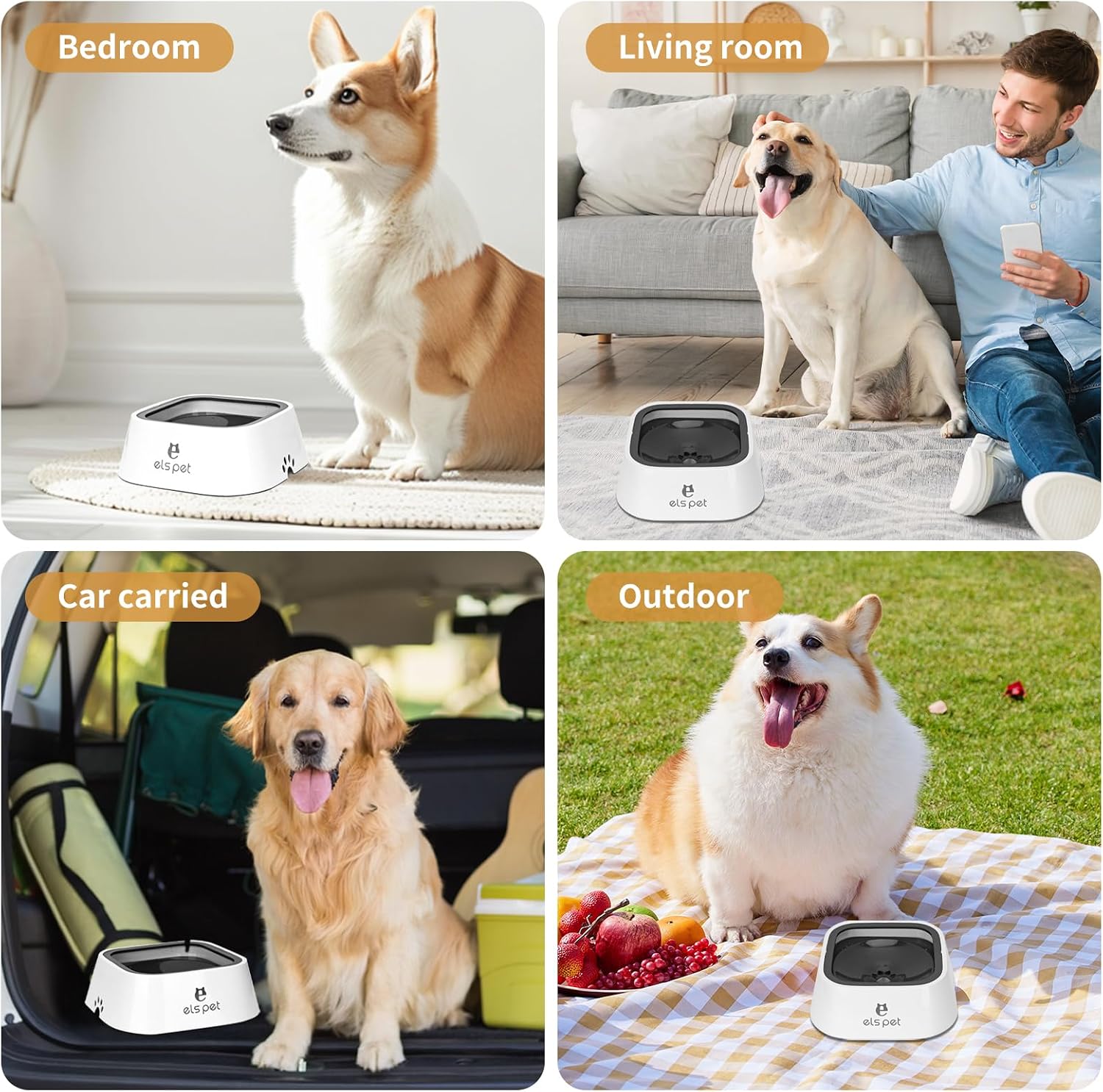 Thumbnail 6 de Non Spill Dog Water Bowl 1.5L