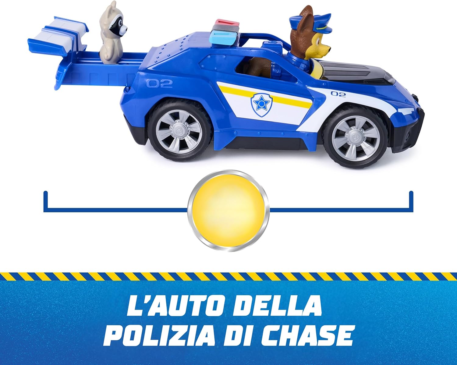 Thumbnail 1 de Paw Patrol: Search & Rescue, Auto della Polizia di Chase con 2 Personaggi – Un set di soccorso retrò per bambini 3+ anni