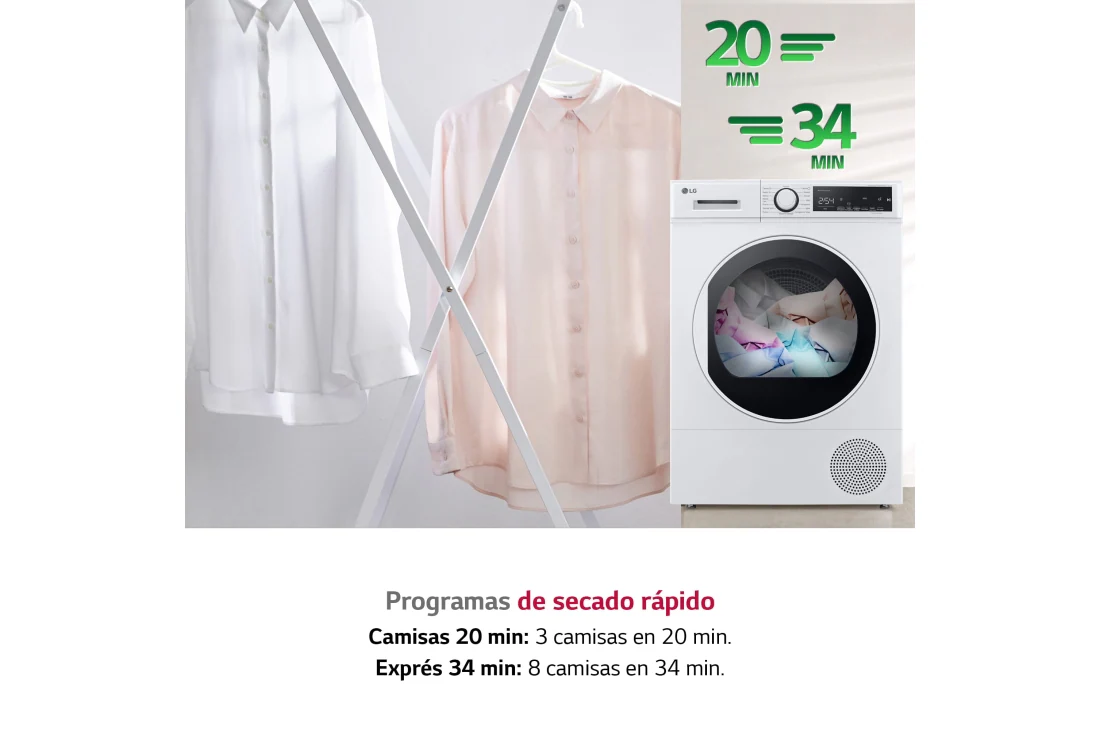 Thumbnail 3 de Secadora RH80T2AP6RM Outlet 8 kg A++