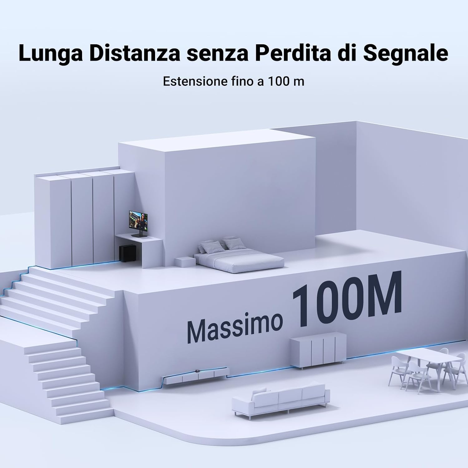 Thumbnail 3 de UGREEN Connettore Prolunga RJ45 per Ethernet 10 Gigabit Cat7/Cat6/Cat5e/Cat5 (grigio) – 5 pezzi