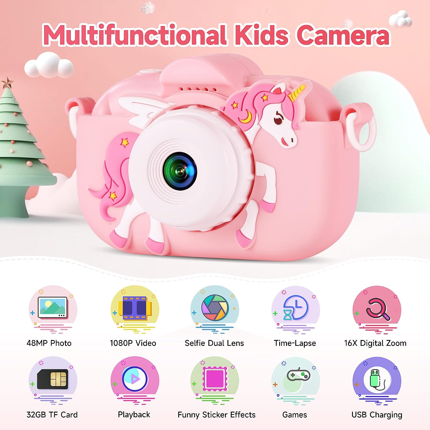 Detalle de Kids Digital Camera with 32GB Card